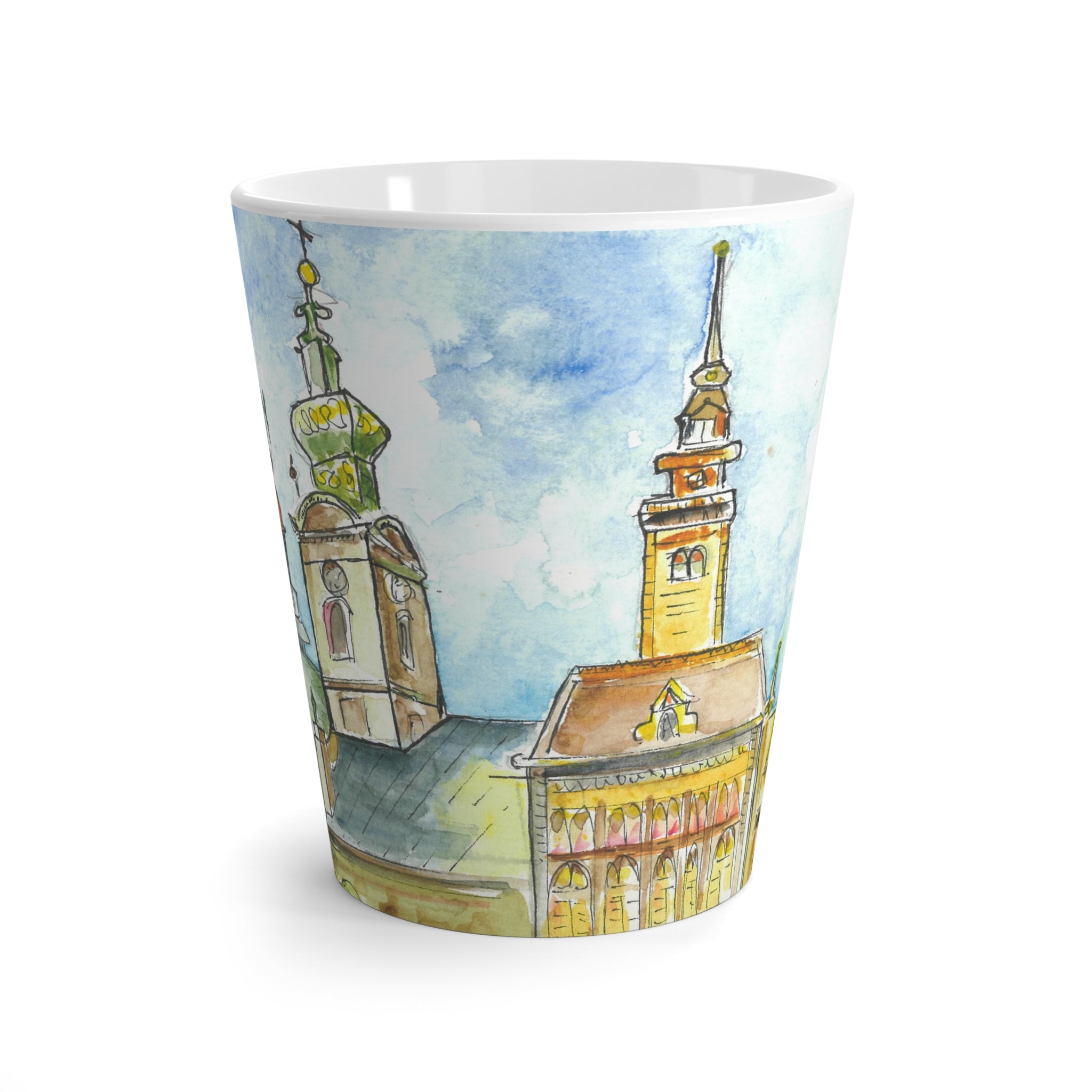 Coffee Mugs and Cups. Colourful Abstract Designs. Perfect for Home, Office or Special Gift #95 Beautiful Novi Sad