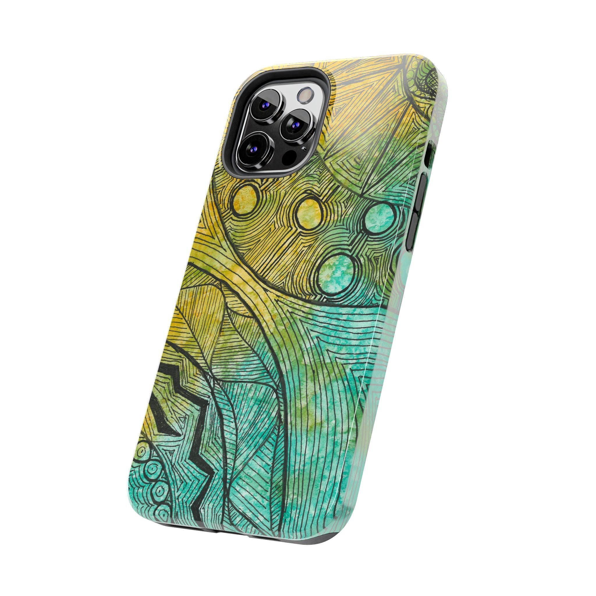 Tough Phone Case - All iPhones and Samsung Galaxys - Exciting Abstract Design #27 Come What May