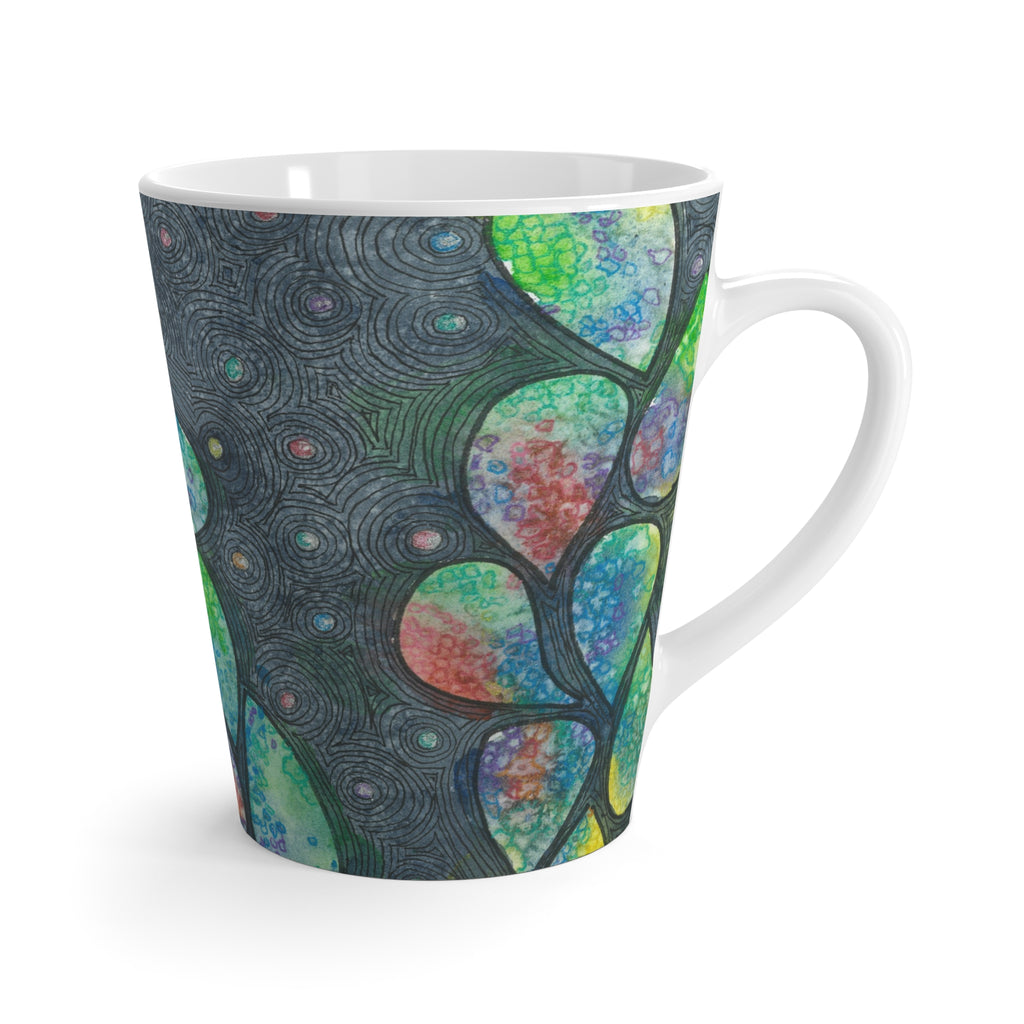 Coffee Mugs and Cups. Colourful Abstract Designs. Perfect for Home, Office or Special Gift #30 Give Us A Minute