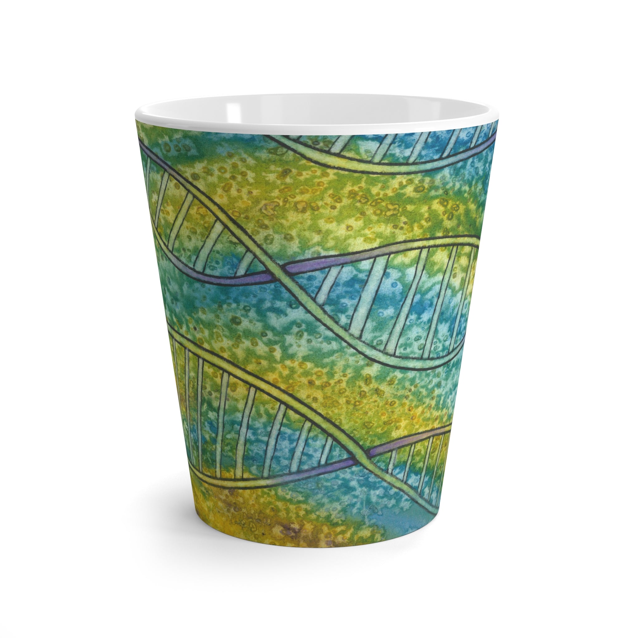 Coffee Mugs and Cups. Colourful Abstract Designs. Perfect for Home, Office or Special Gift #99 Crop Of DNA