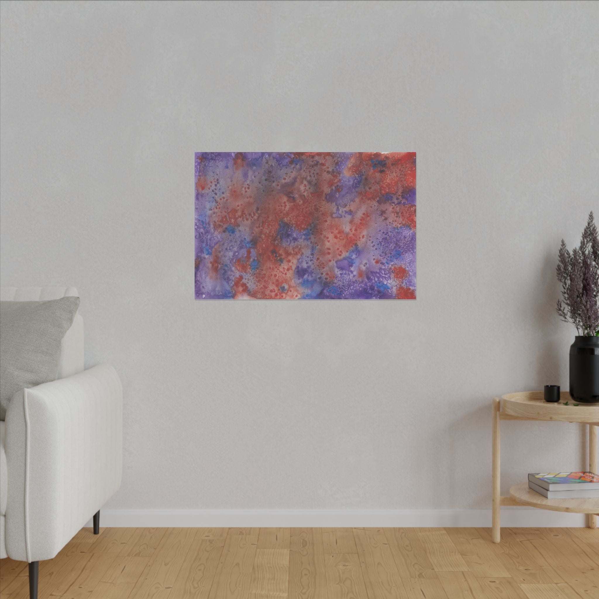 Large Colourful Wall Art, Canvas Prints, For Office, Bedroom or Living Room, or Special Gift #51 In The Beginning