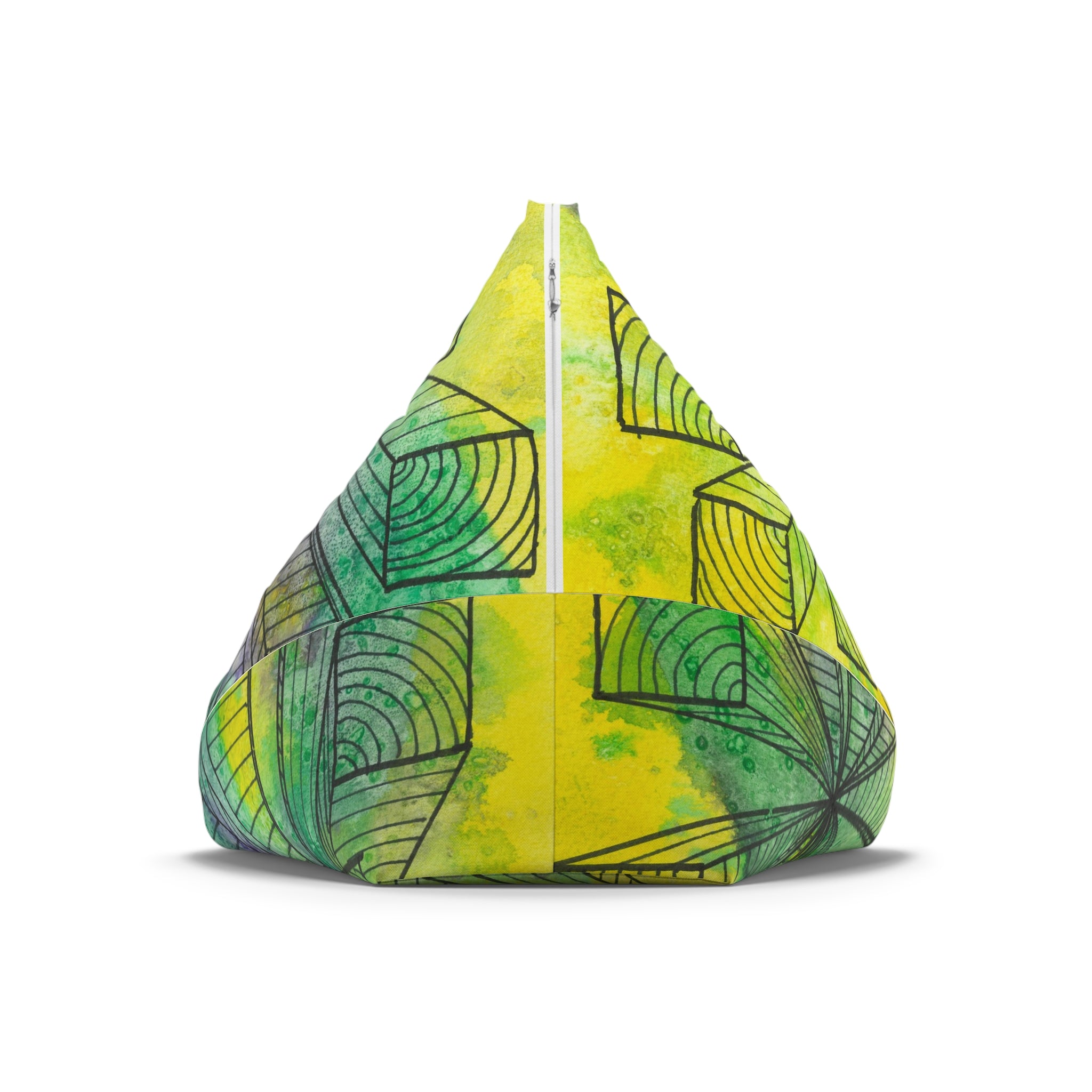Bean Bag Chair Covers For Indoor & Outdoor - 2 Sizes - Exciting Abstract Design #89 The Wayseers