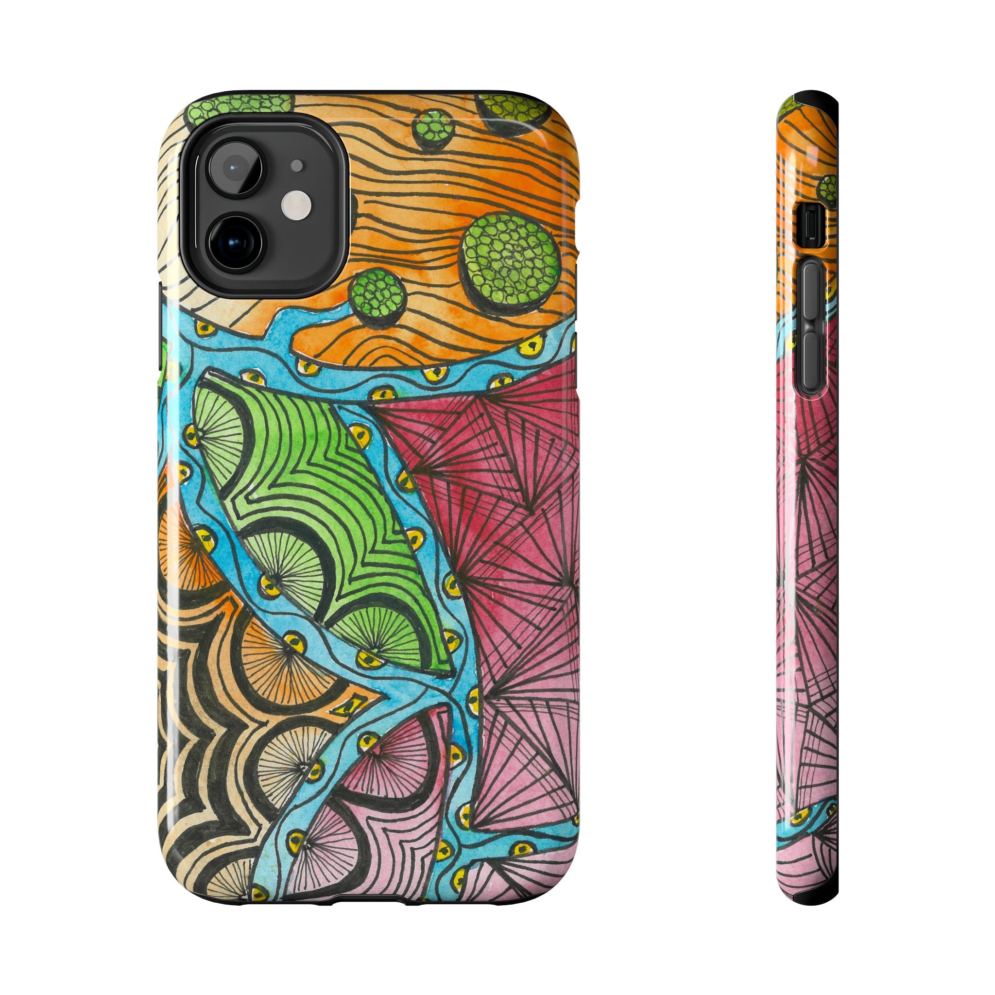 Tough Phone Case - All iPhones and Samsung Galaxys - Exciting Abstract Design #11 Today's The Day