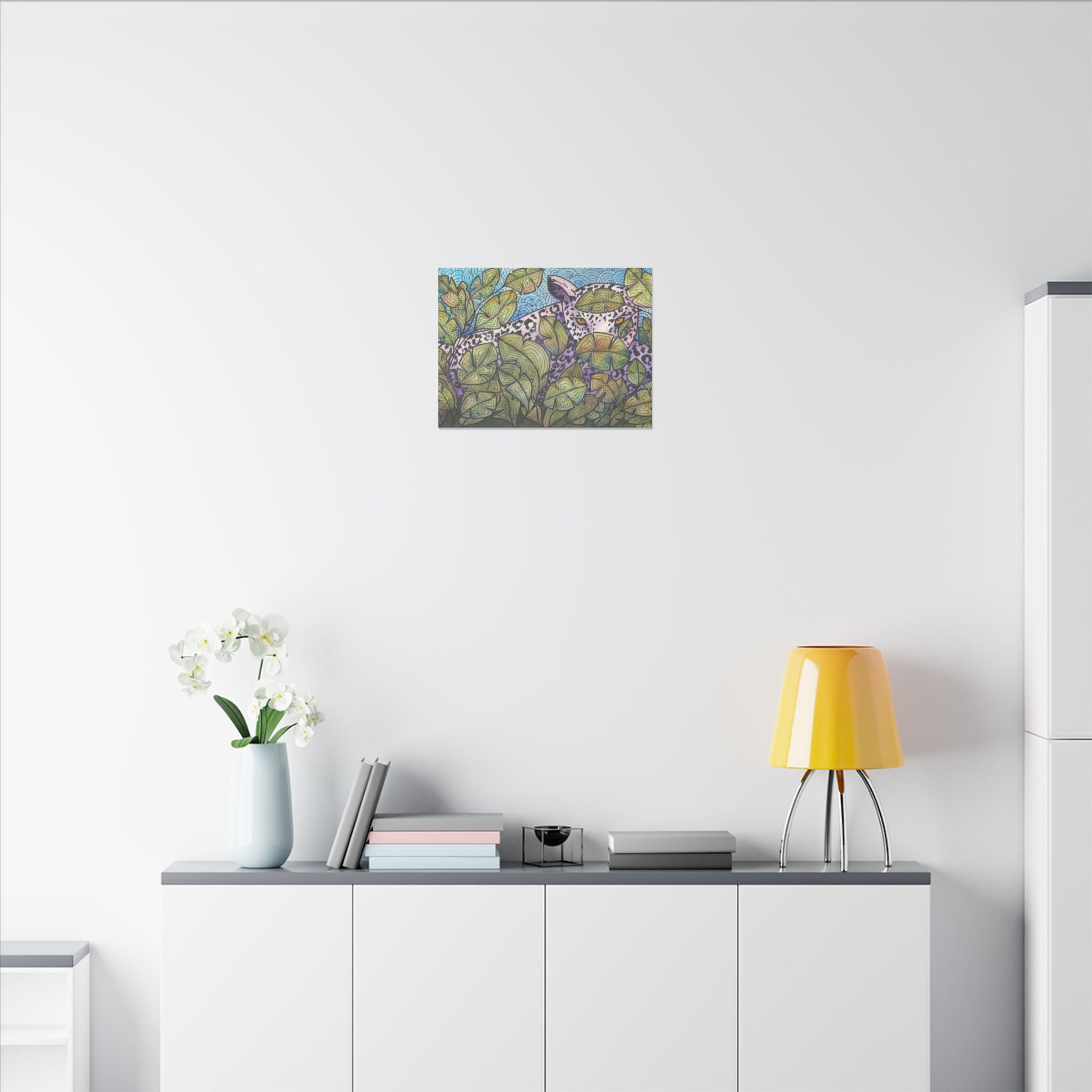 Large Colourful Wall Art, Canvas Prints, For Office, Bedroom or Living Room, or Special Gift #76 Purrfect Blend