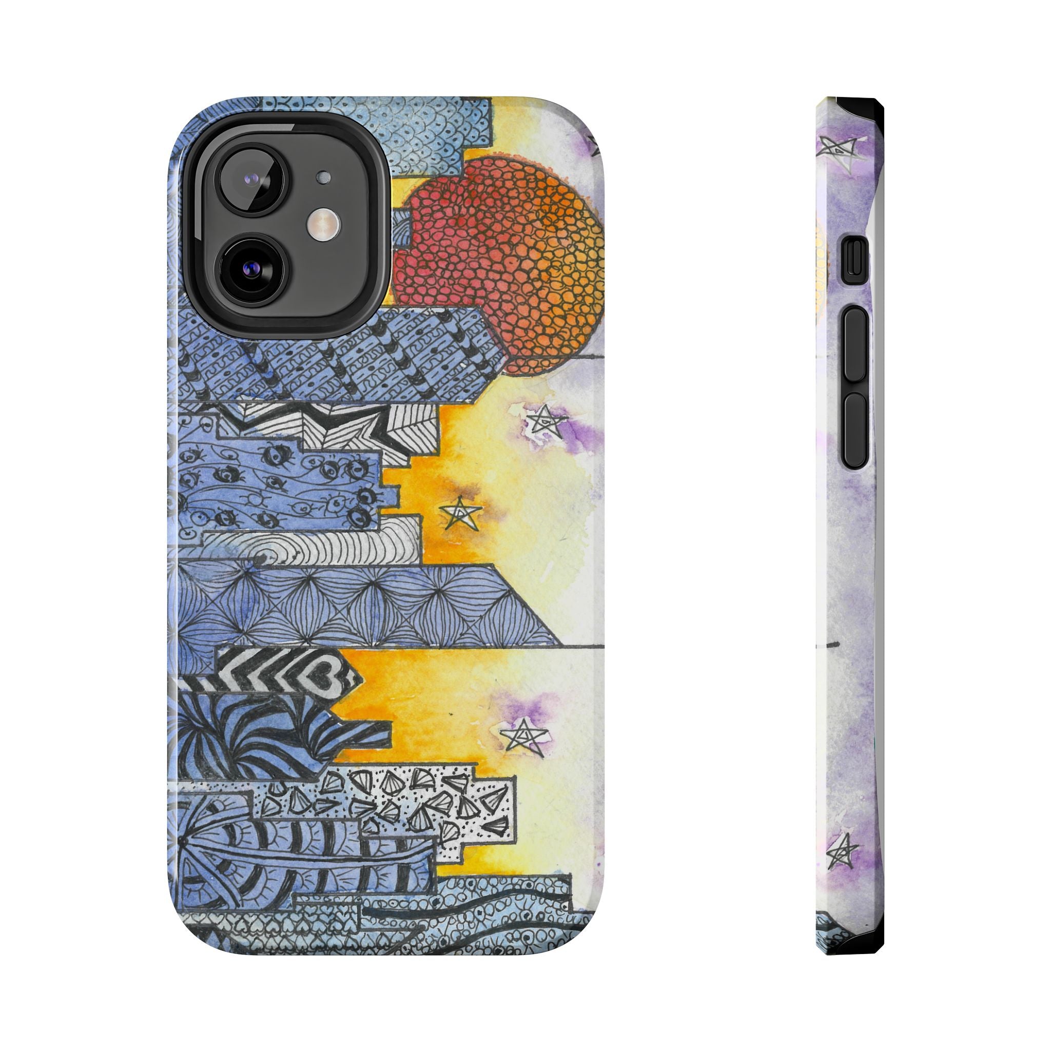 Tough Phone Case - All iPhones and Samsung Galaxys - Exciting Abstract Design #5 In The Shadows