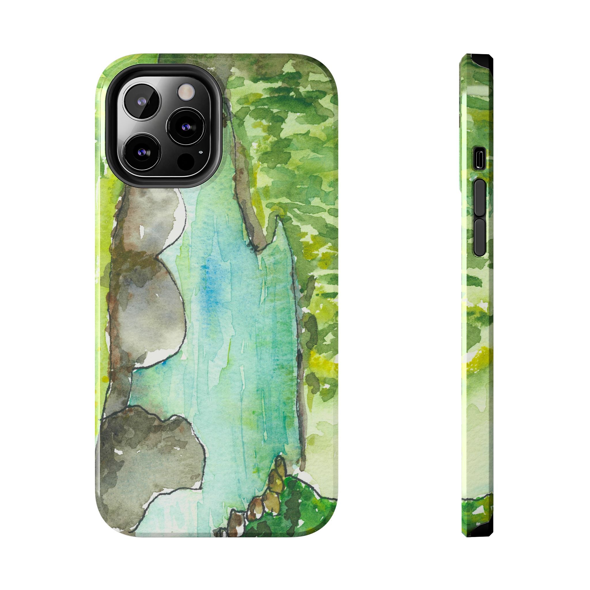 Tough Phone Case - All iPhones and Samsung Galaxys - Exciting Abstract Design #88 Tara River - Montenegro