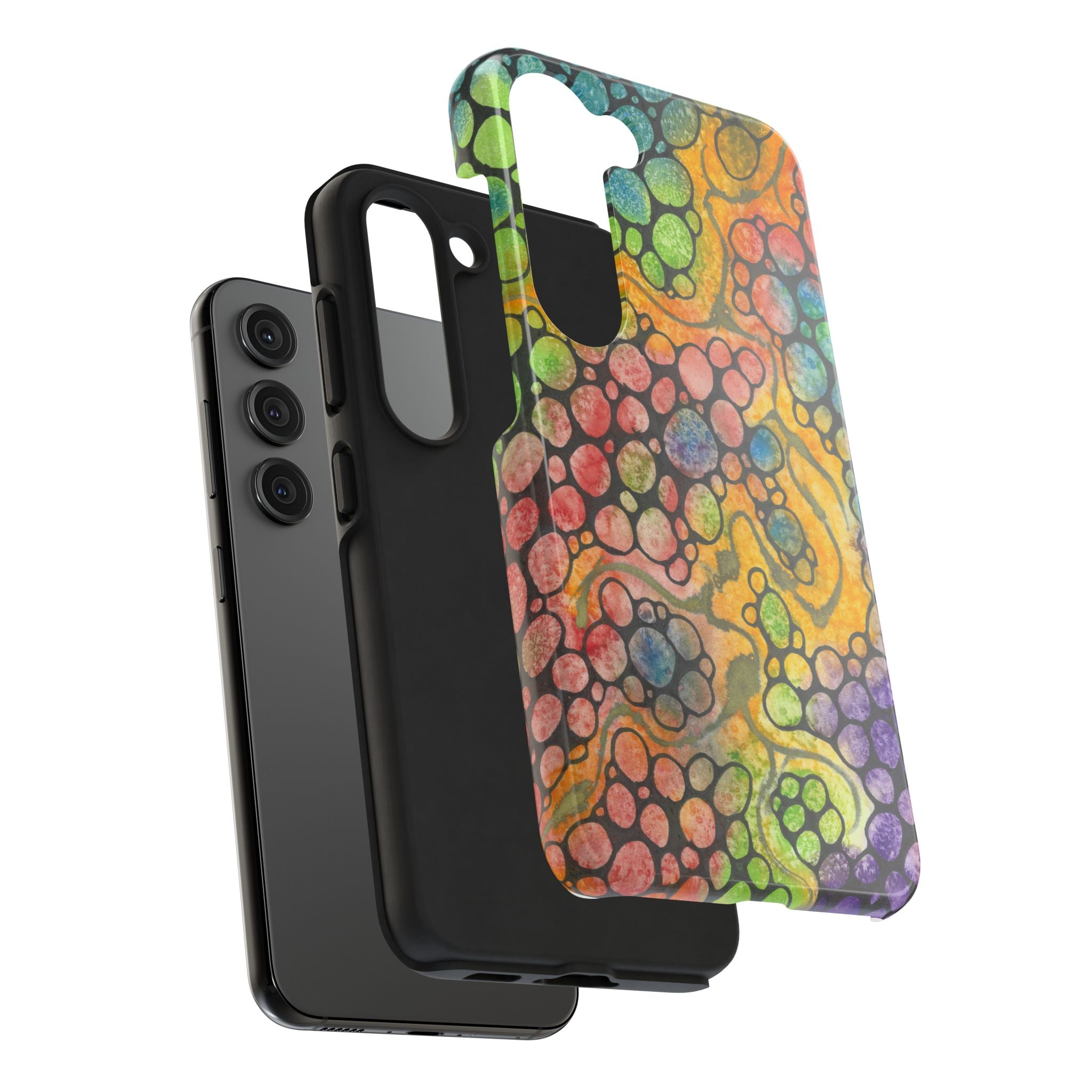 Tough Phone Case - All iPhones and Samsung Galaxys - Exciting Abstract Design #77 River Of Dreams