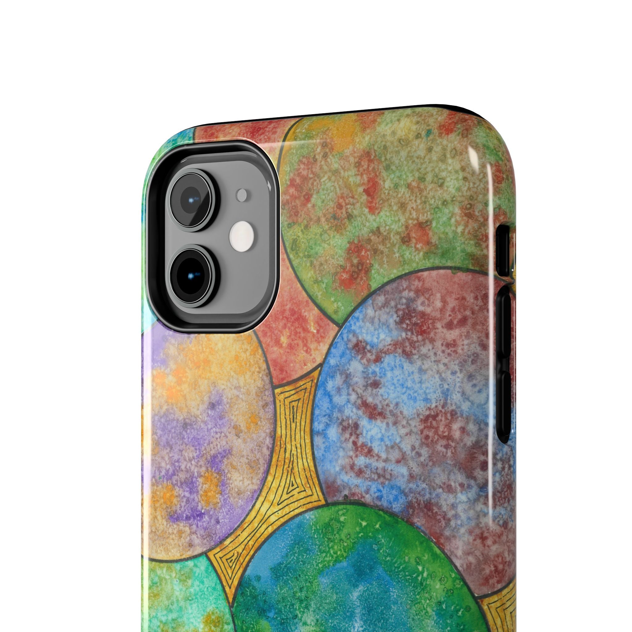 Tough Phone Case - All iPhones and Samsung Galaxys - Exciting Abstract Design #61 Worlds Apart