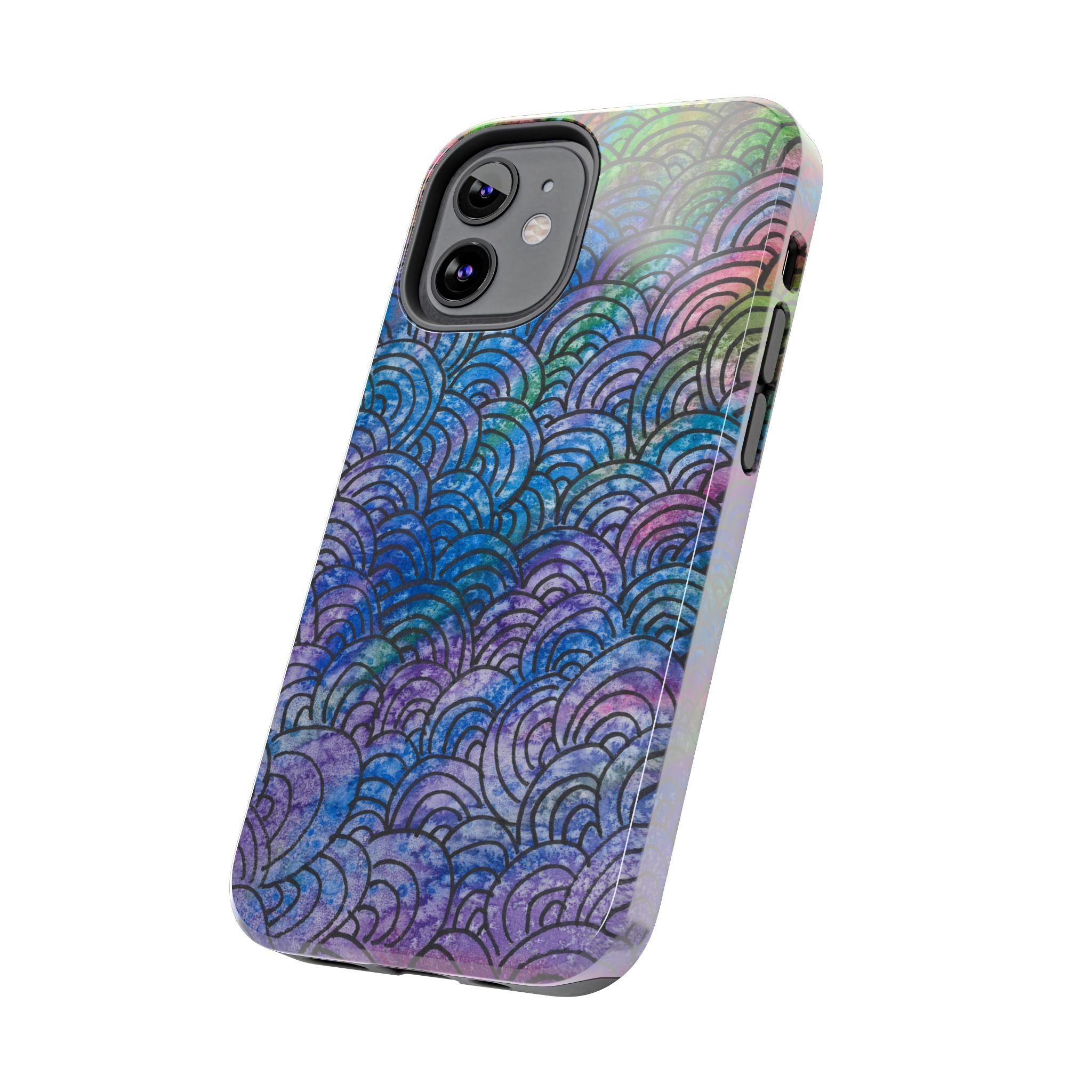 Tough Phone Case - All iPhones and Samsung Galaxys - Exciting Abstract Design #84 Ah! The Past