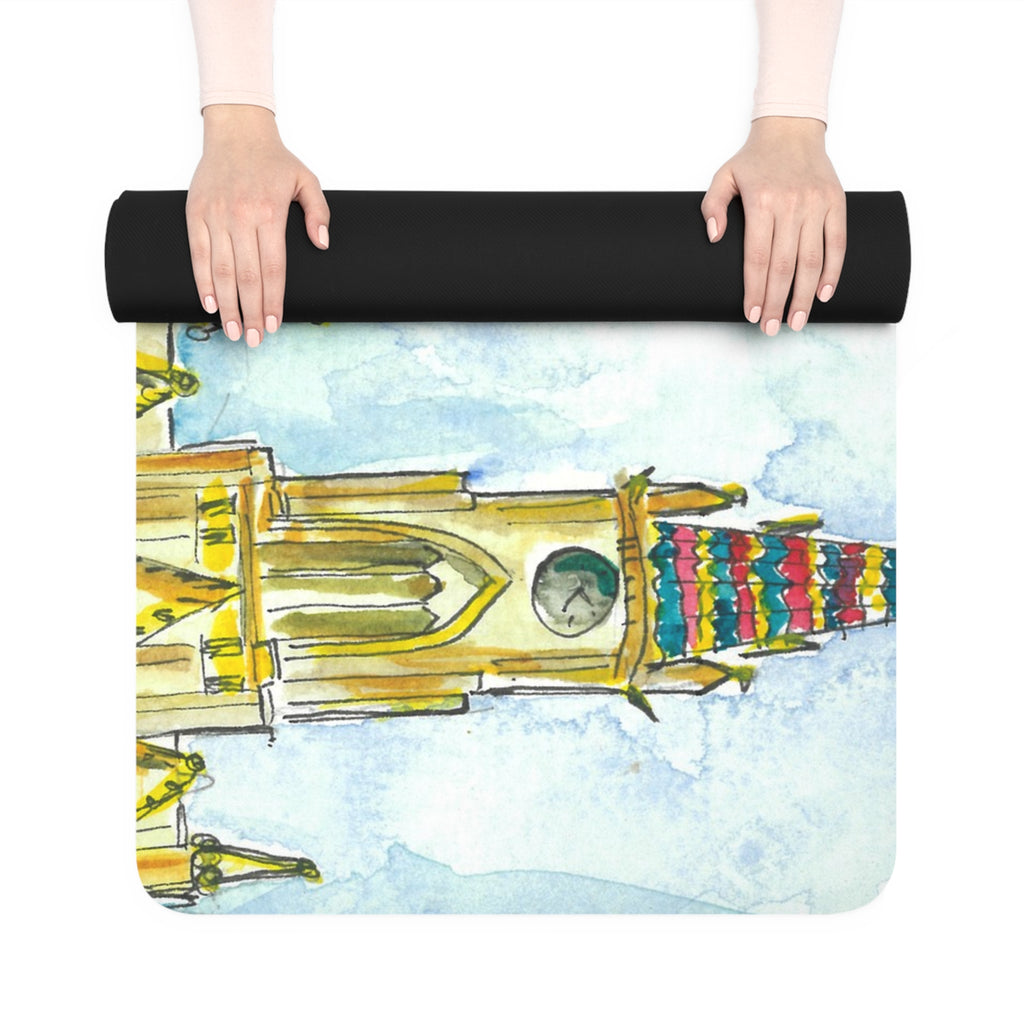 Yoga Mats and Gym Mats. Colourful Abstract Designs. Perfect for Home, Yoga or Gym Class, or a Special Gift #95 Beautiful Novi Sad