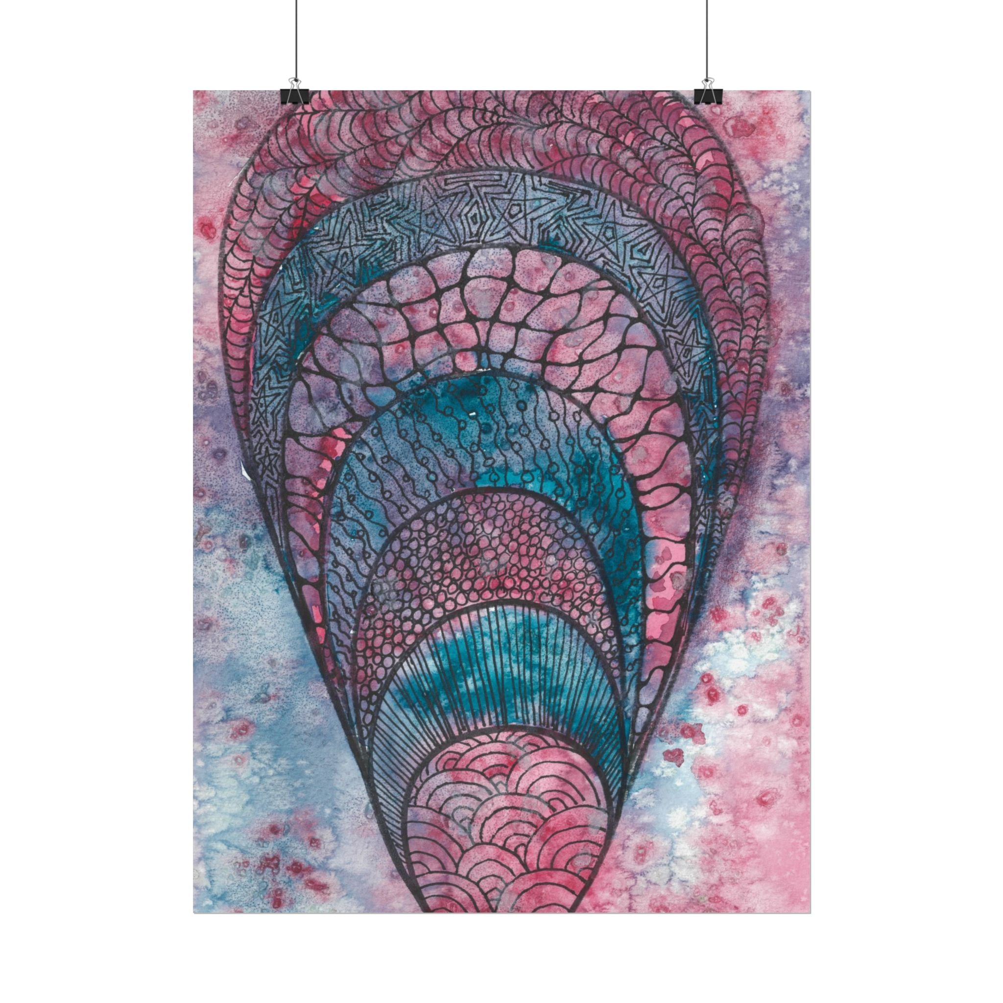 Large Colourful Wall Art, Posters & Prints, For Office, Bedroom or Living Room, or Special Gift #92 The Goddess Lives