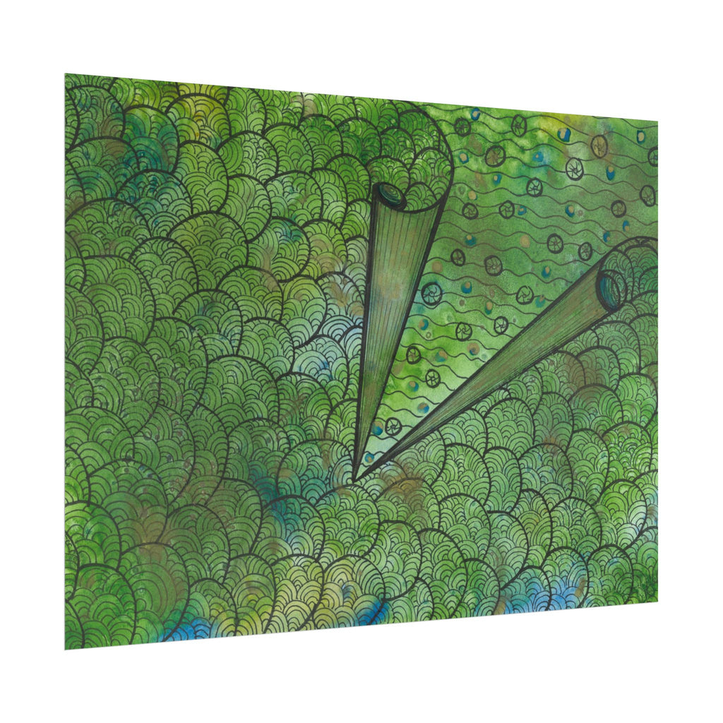 Large Colourful Wall Art, Posters & Prints, For Office, Bedroom or Living Room, or Special Gift #69 New Horizons