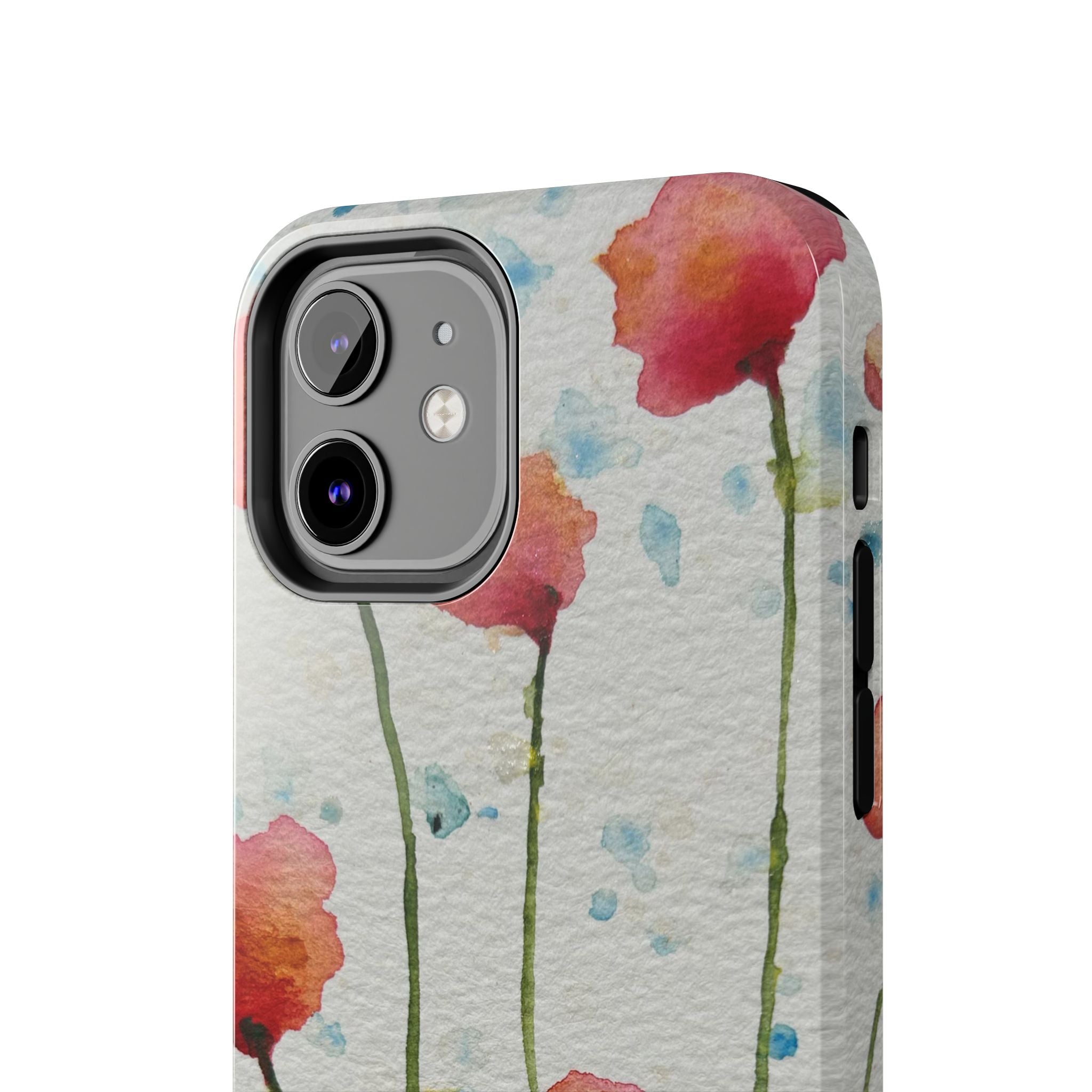 Tough Phone Case - All iPhones and Samsung Galaxys - Exciting Abstract Design #94 Poppies Galore