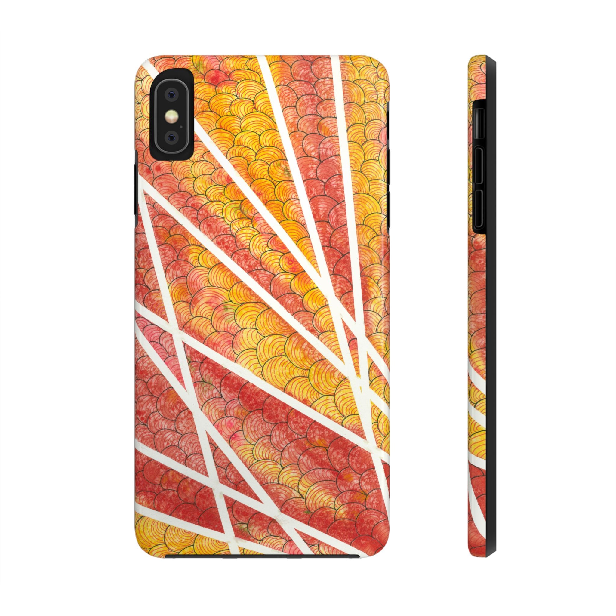 Tough Phone Case - All iPhones and Samsung Galaxys - Exciting Abstract Design #67 Max Mimosa