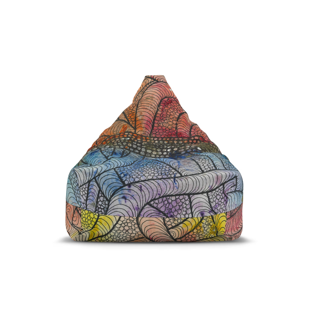 Bean Bag Chair Covers For Indoor & Outdoor - 2 Sizes - Exciting Abstract Design #72 After The End