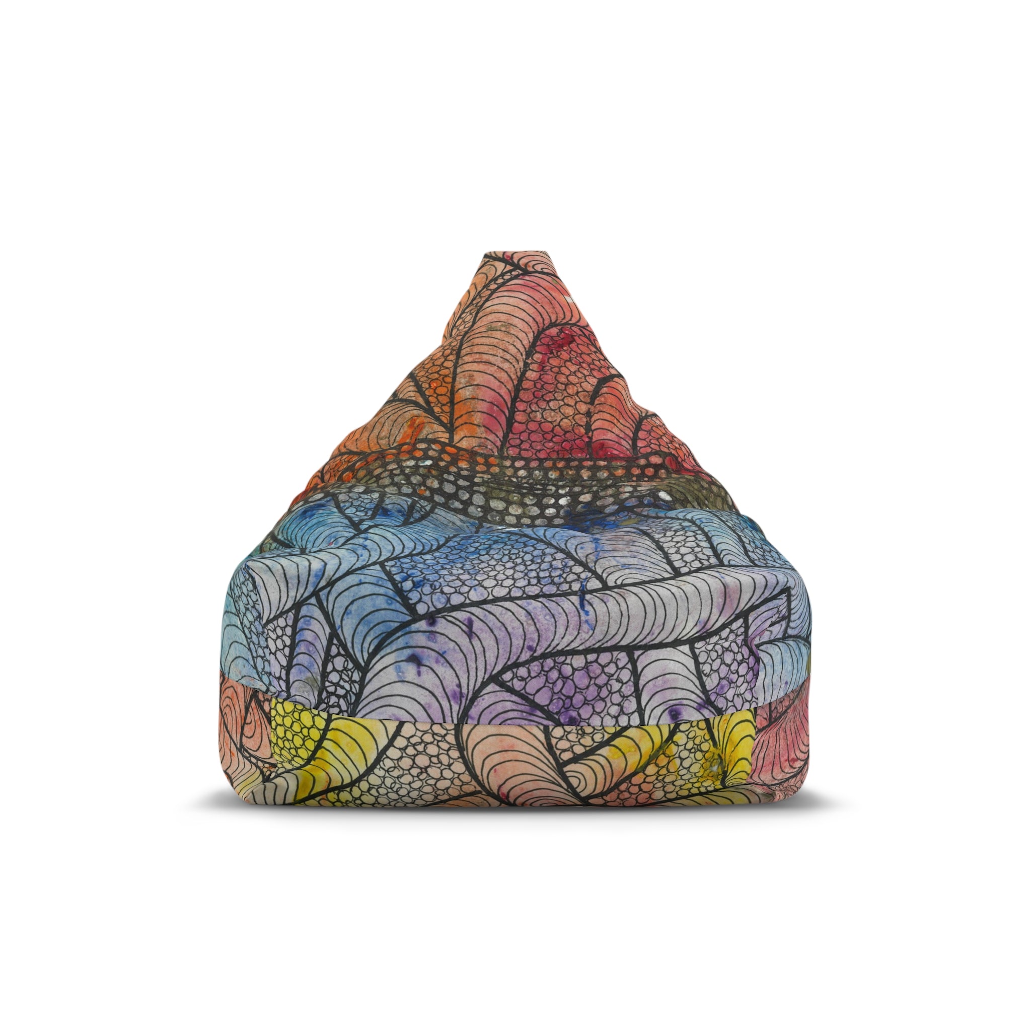 Bean Bag Chair Covers For Indoor & Outdoor - 2 Sizes - Exciting Abstract Design #72 After The End