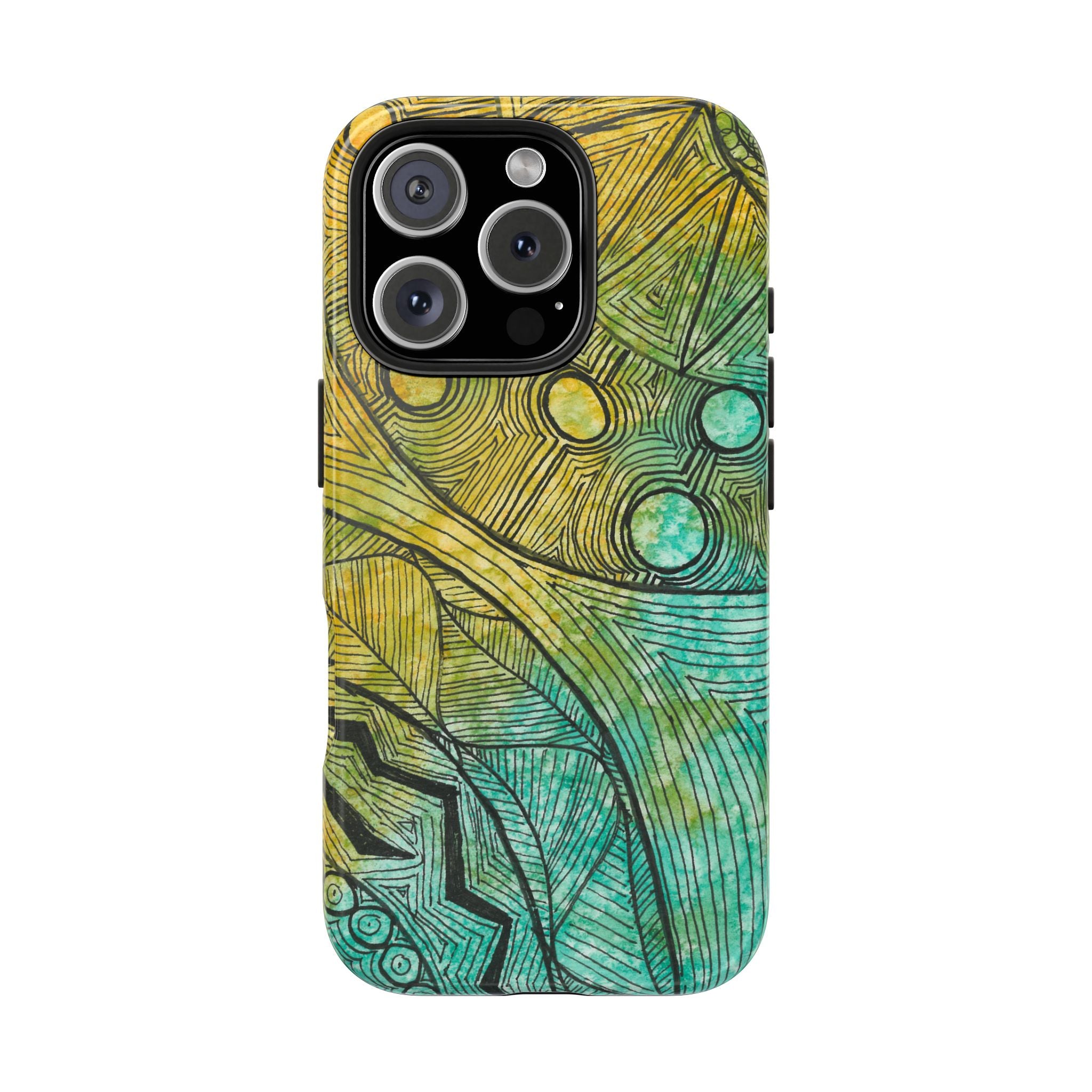 Tough Phone Case - All iPhones and Samsung Galaxys - Exciting Abstract Design #27 Come What May