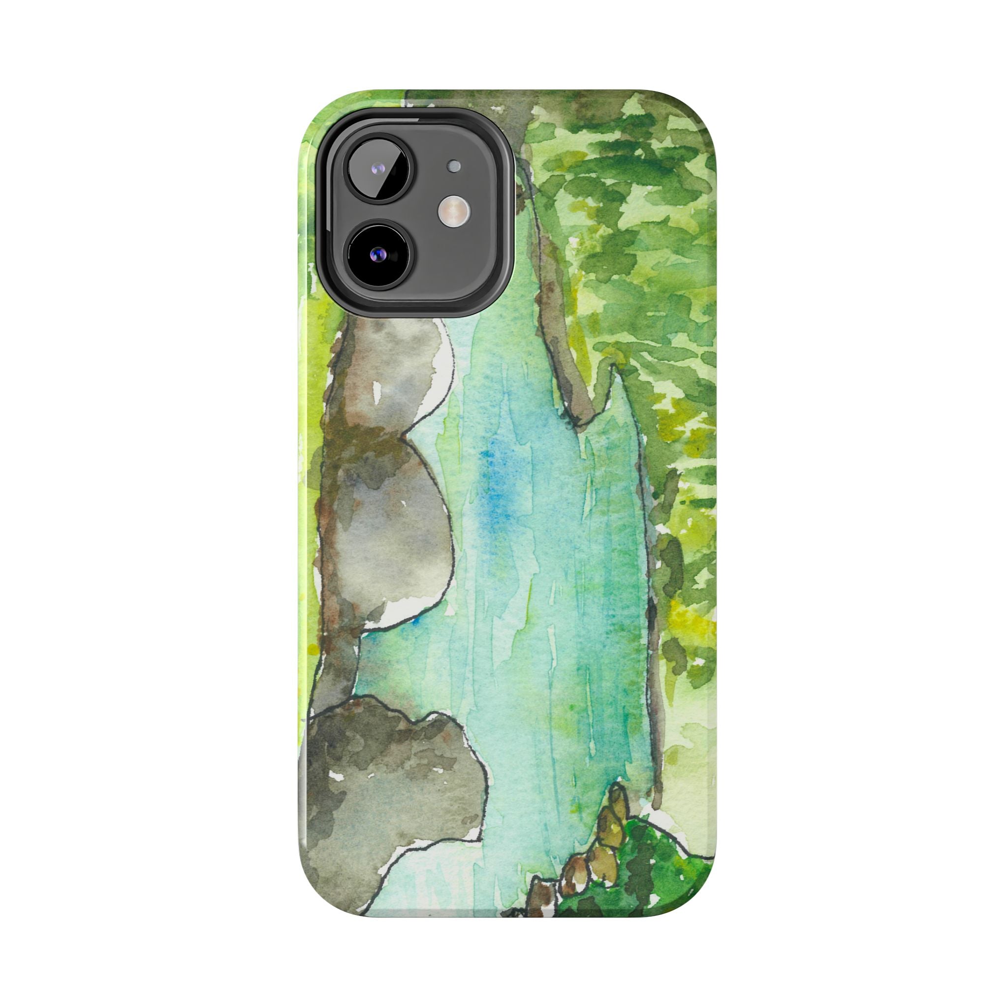 Tough Phone Case - All iPhones and Samsung Galaxys - Exciting Abstract Design #88 Tara River - Montenegro