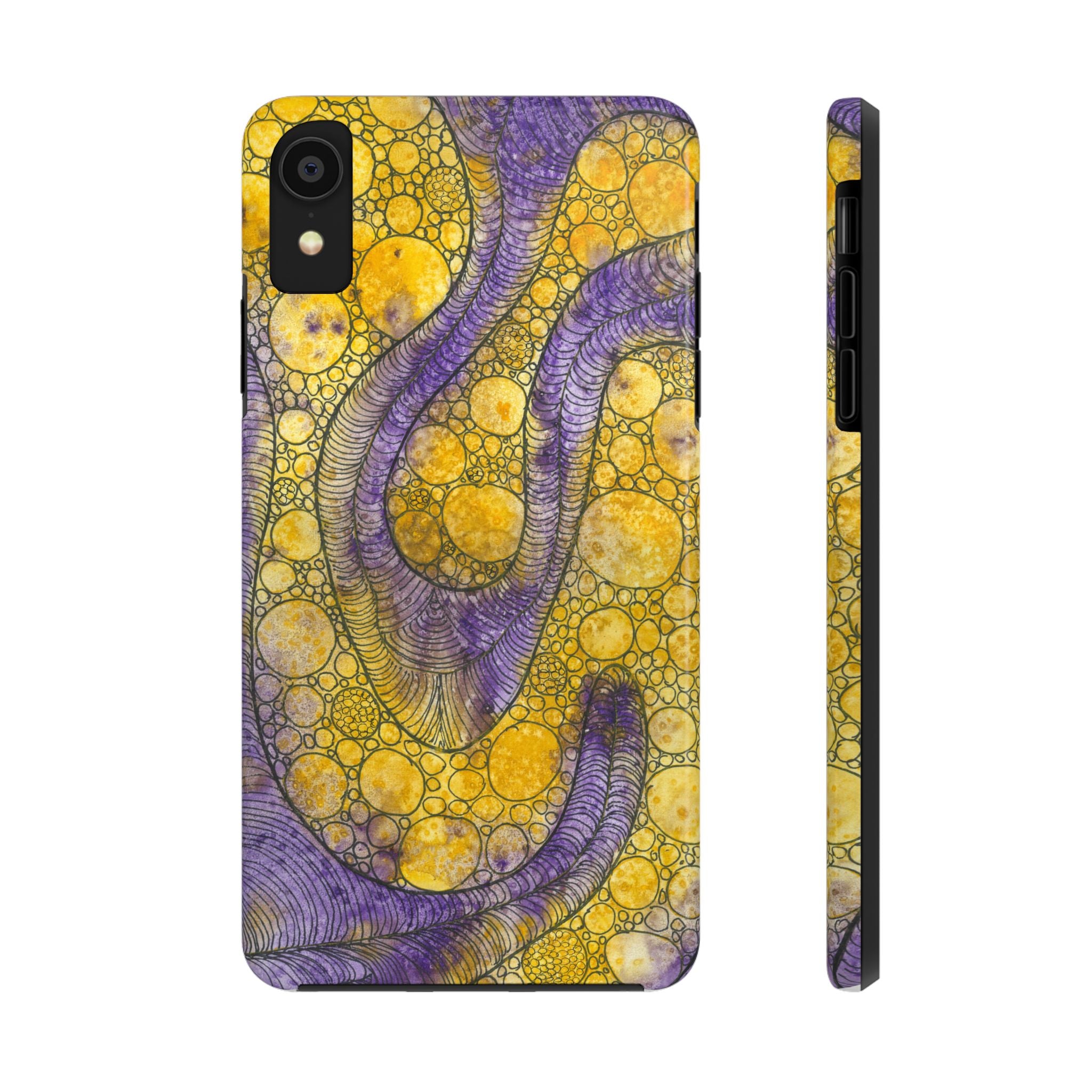 Tough Phone Case - All iPhones and Samsung Galaxys - Exciting Abstract Design #64 Is Now A Good Time?