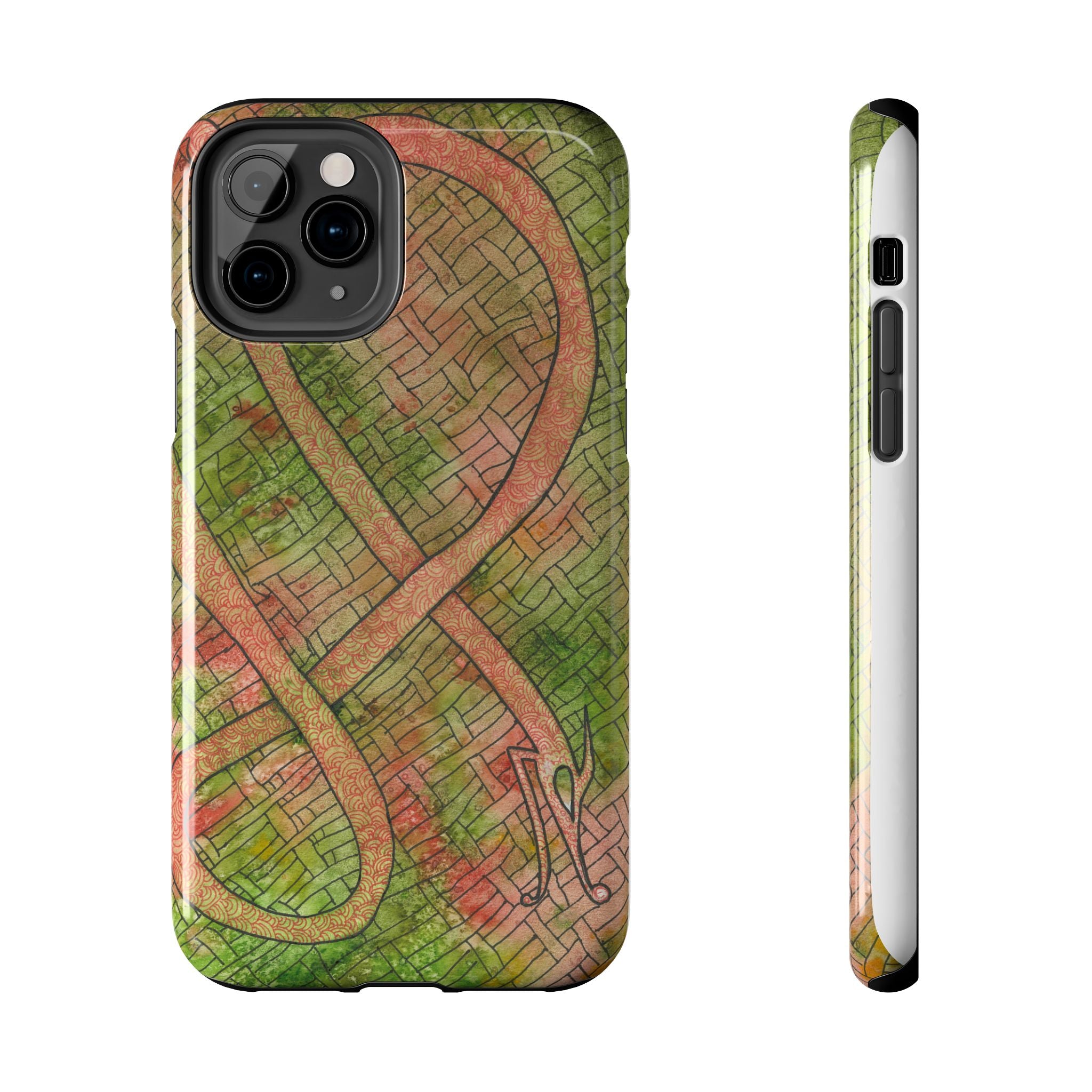 Tough Phone Case - All iPhones and Samsung Galaxys - Exciting Abstract Design #57 Celtic Flavours