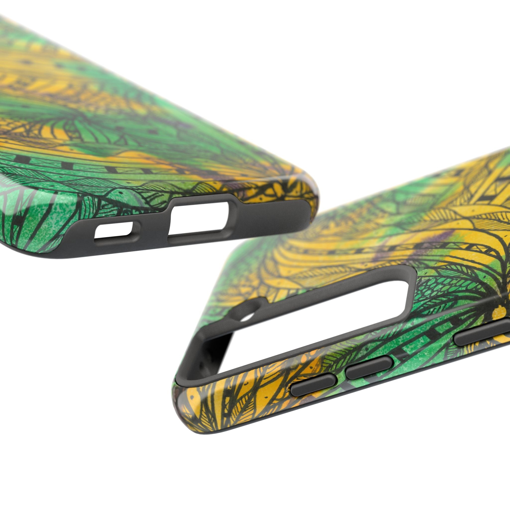 Tough Phone Case - All iPhones and Samsung Galaxys - Exciting Abstract Design #37 Shubbery!