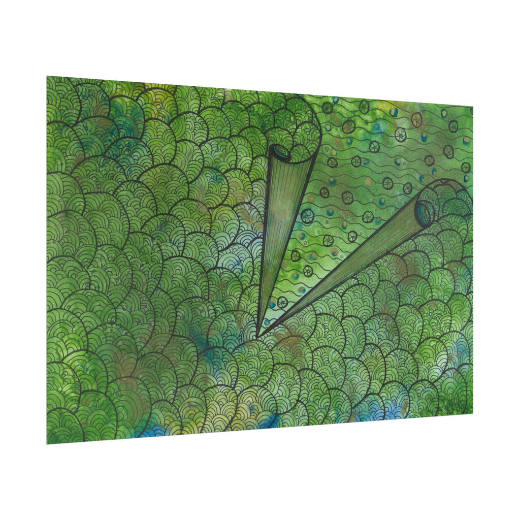 Large Colourful Wall Art, Posters & Prints, For Office, Bedroom or Living Room, or Special Gift #69 New Horizons