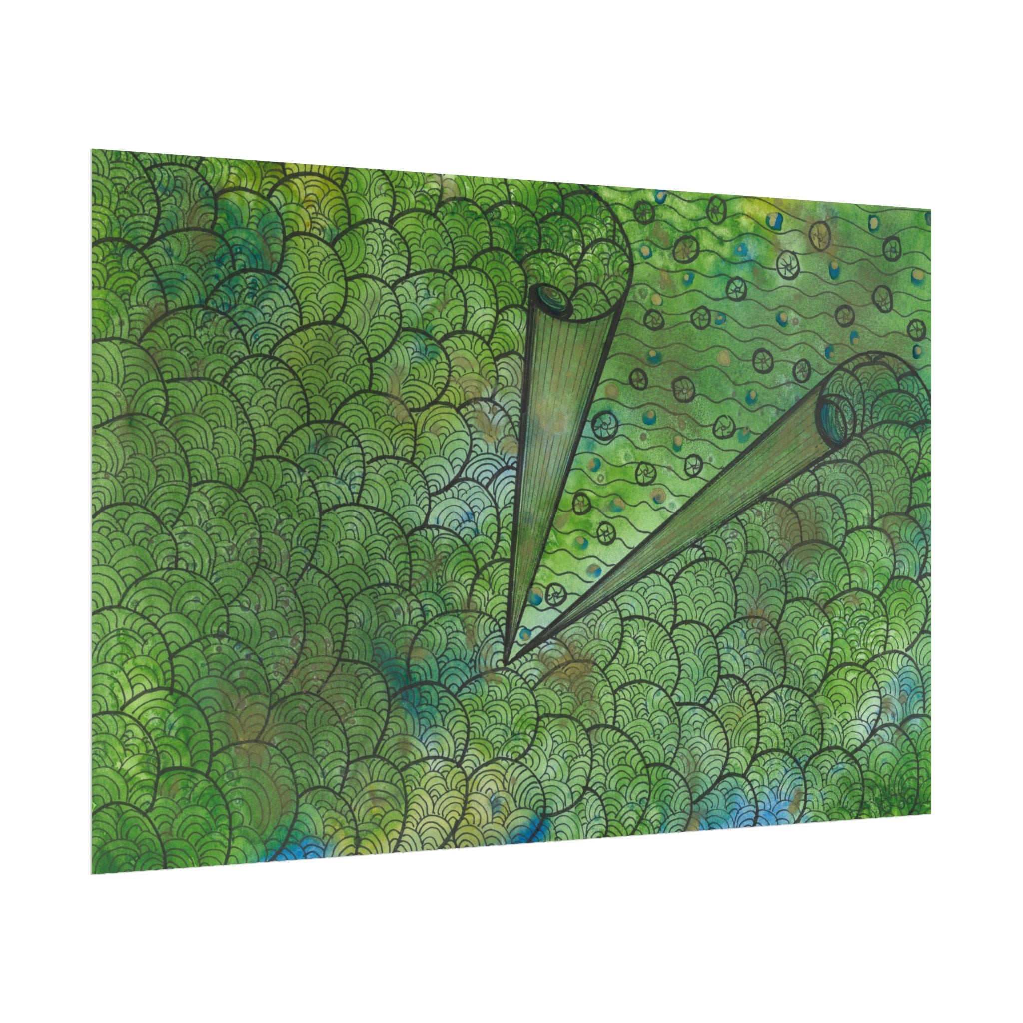 Large Colourful Wall Art, Posters & Prints, For Office, Bedroom or Living Room, or Special Gift #69 New Horizons