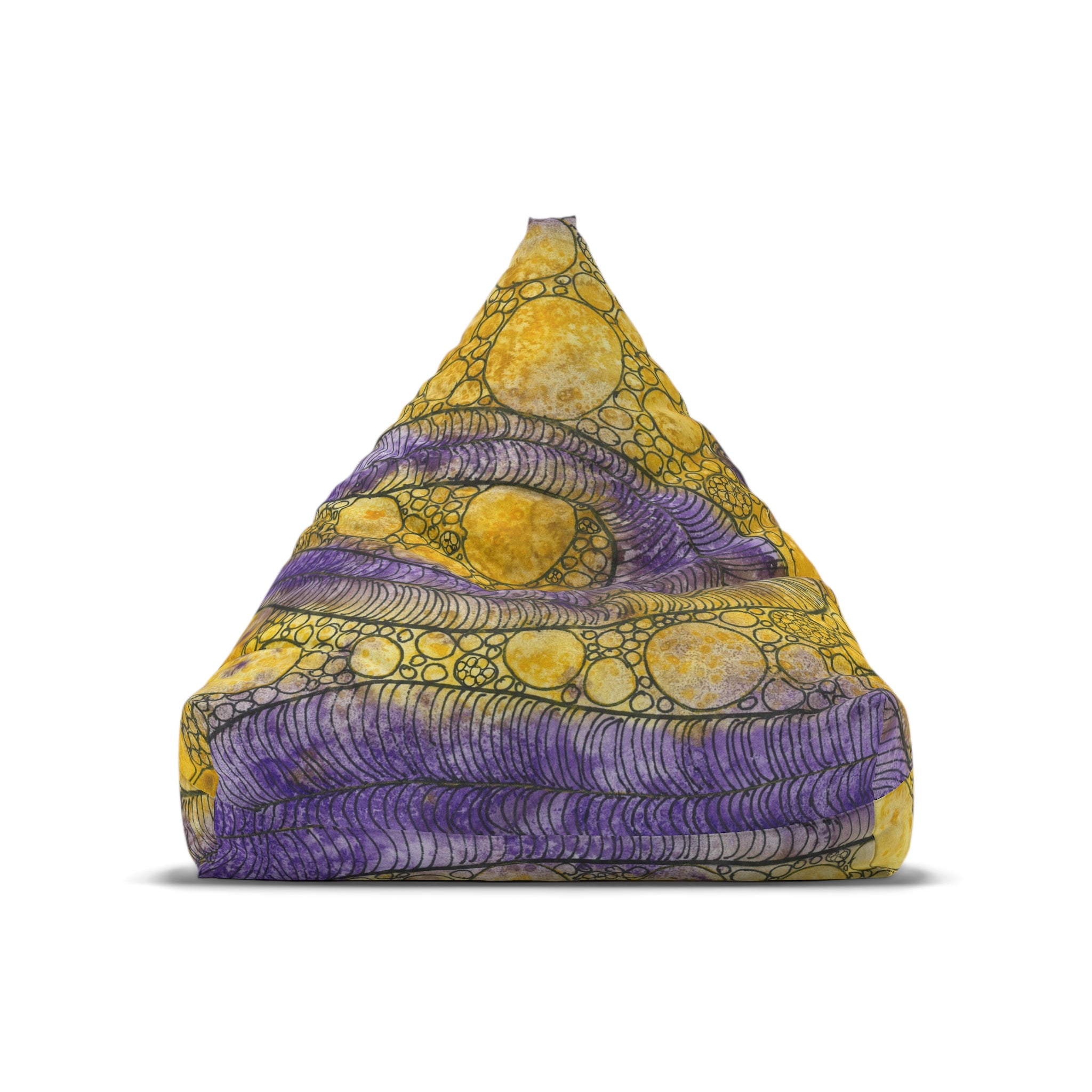 Bean Bag Chair Covers For Indoor & Outdoor - 2 Sizes - Exciting Abstract Design #64 Is Now A Good Time?