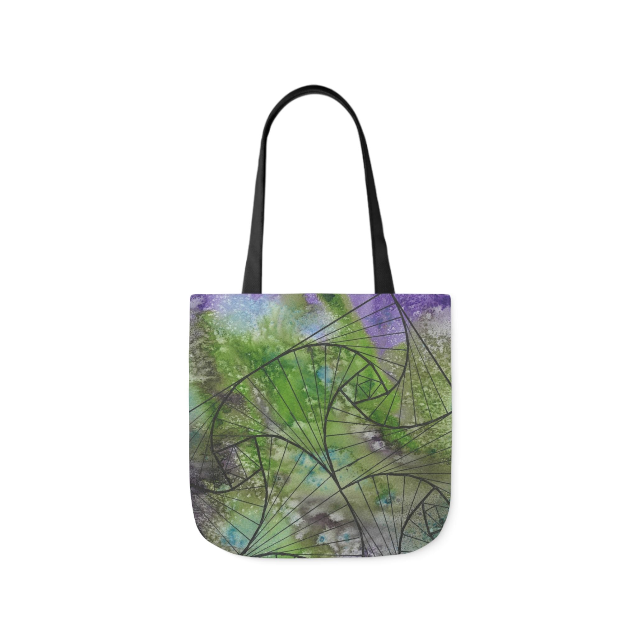 Canvas Tote Bags, Colourful Abstract Designs, 5-Color Straps, 3 Sizes.  For Family and friends or a Special Gift #55 Of Course Im Sure