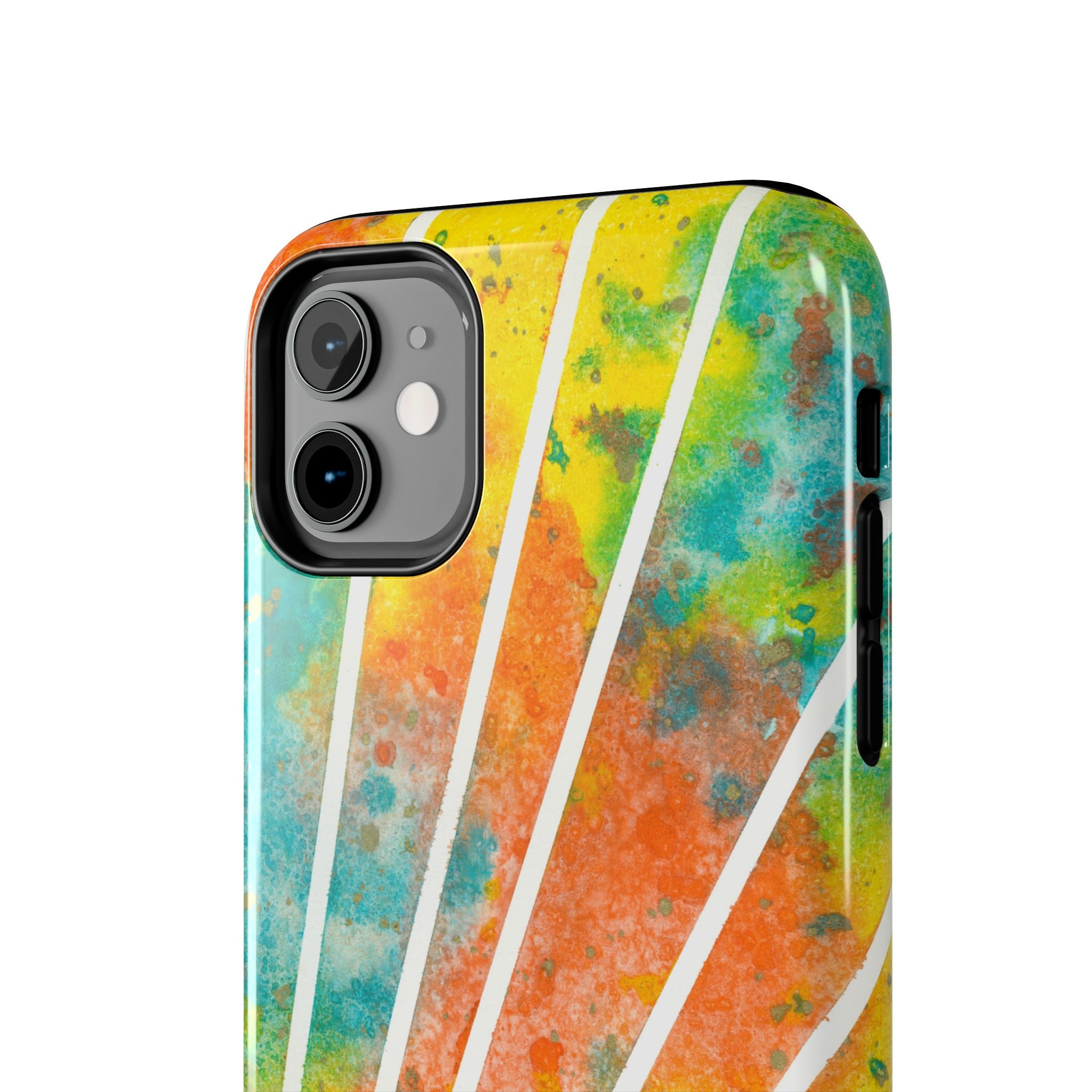 Tough Phone Case - All iPhones and Samsung Galaxys - Exciting Abstract Design #101 Your Energy Radiates
