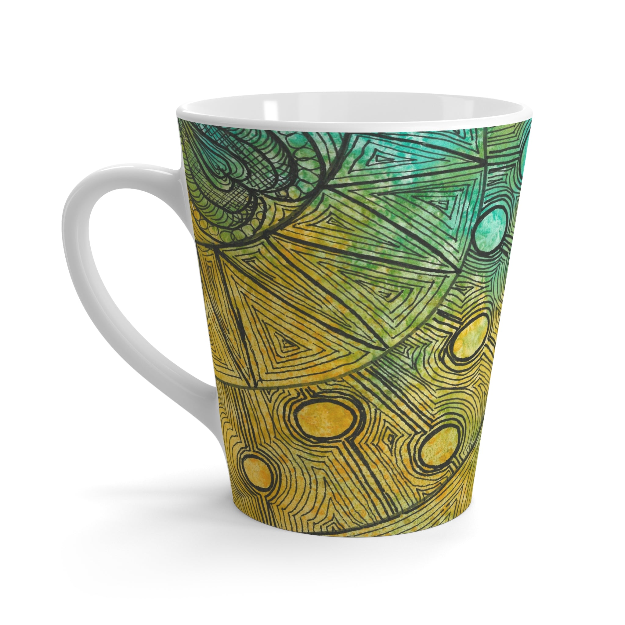 Coffee Mugs and Cups. Colourful Abstract Designs. Perfect for Home, Office or Special Gift #27 Come What May