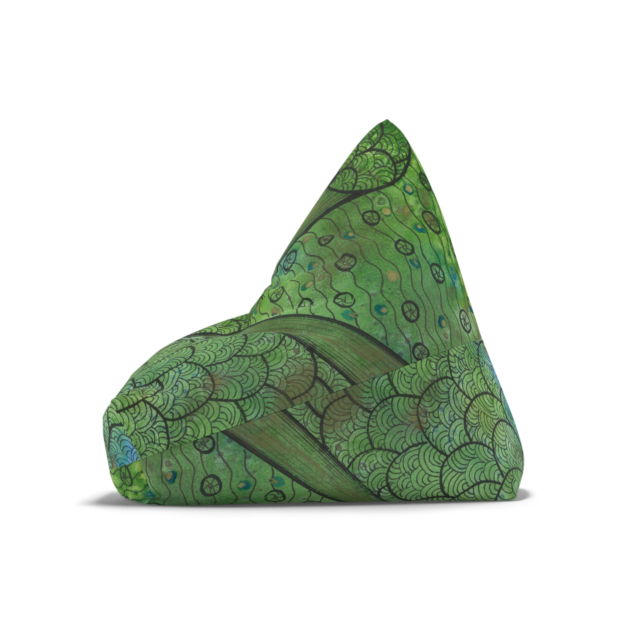 Bean Bag Chair Covers For Indoor & Outdoor - 2 Sizes - Exciting Abstract Design #69 New Horizons