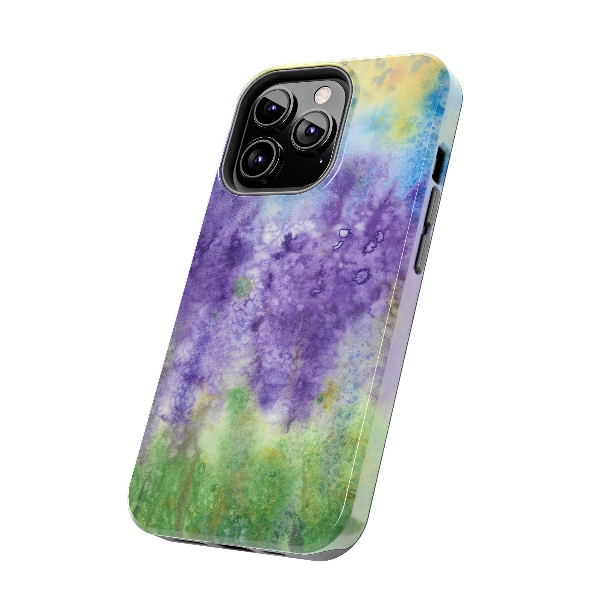 Tough Phone Case - All iPhones and Samsung Galaxys - Exciting Abstract Design #74 Lavender Fields
