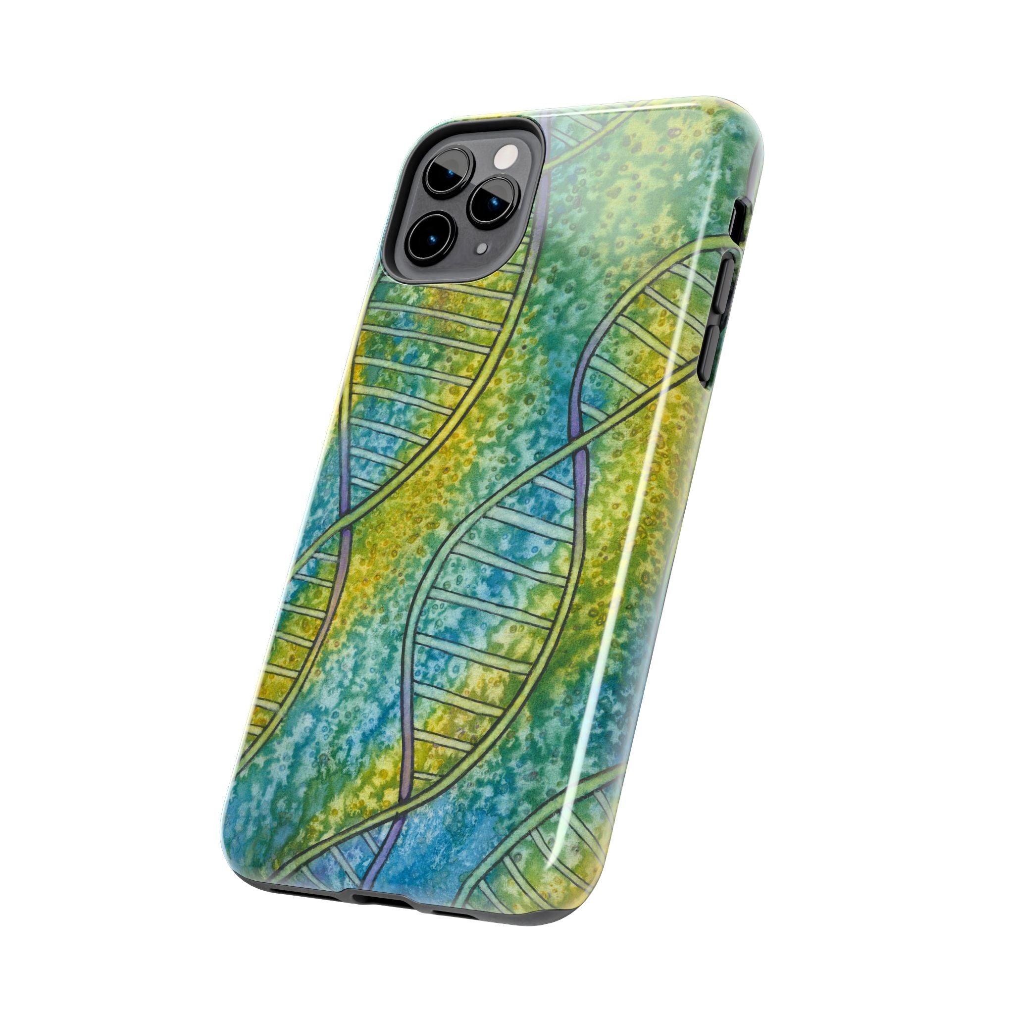 Tough Phone Case - All iPhones and Samsung Galaxys - Exciting Abstract Design #99 Crop of DNA