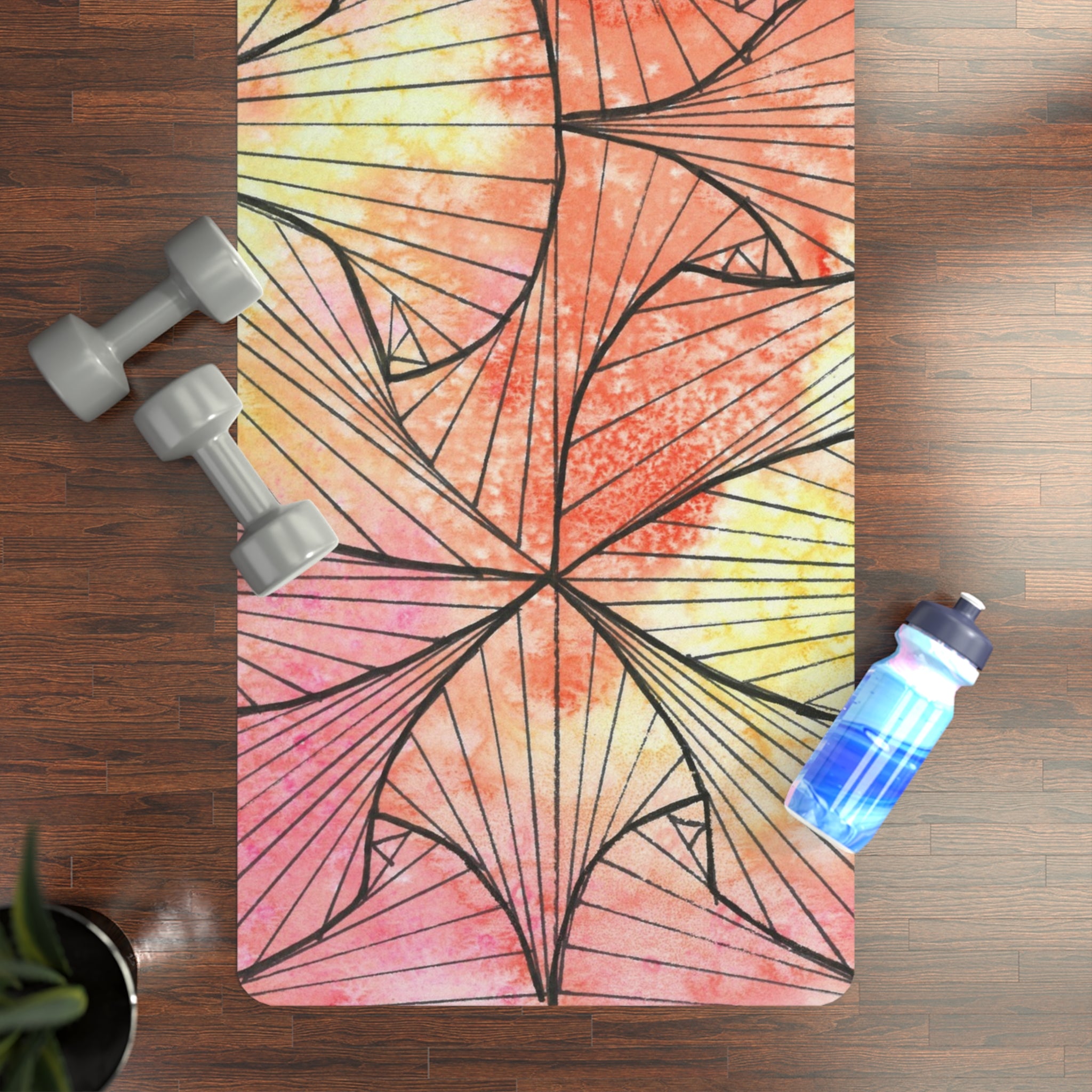 Yoga Mats and Gym Mats. Colourful Abstract Designs. Perfect for Home, Yoga or Gym Class, or a Special Gift #39 Impossible They Said