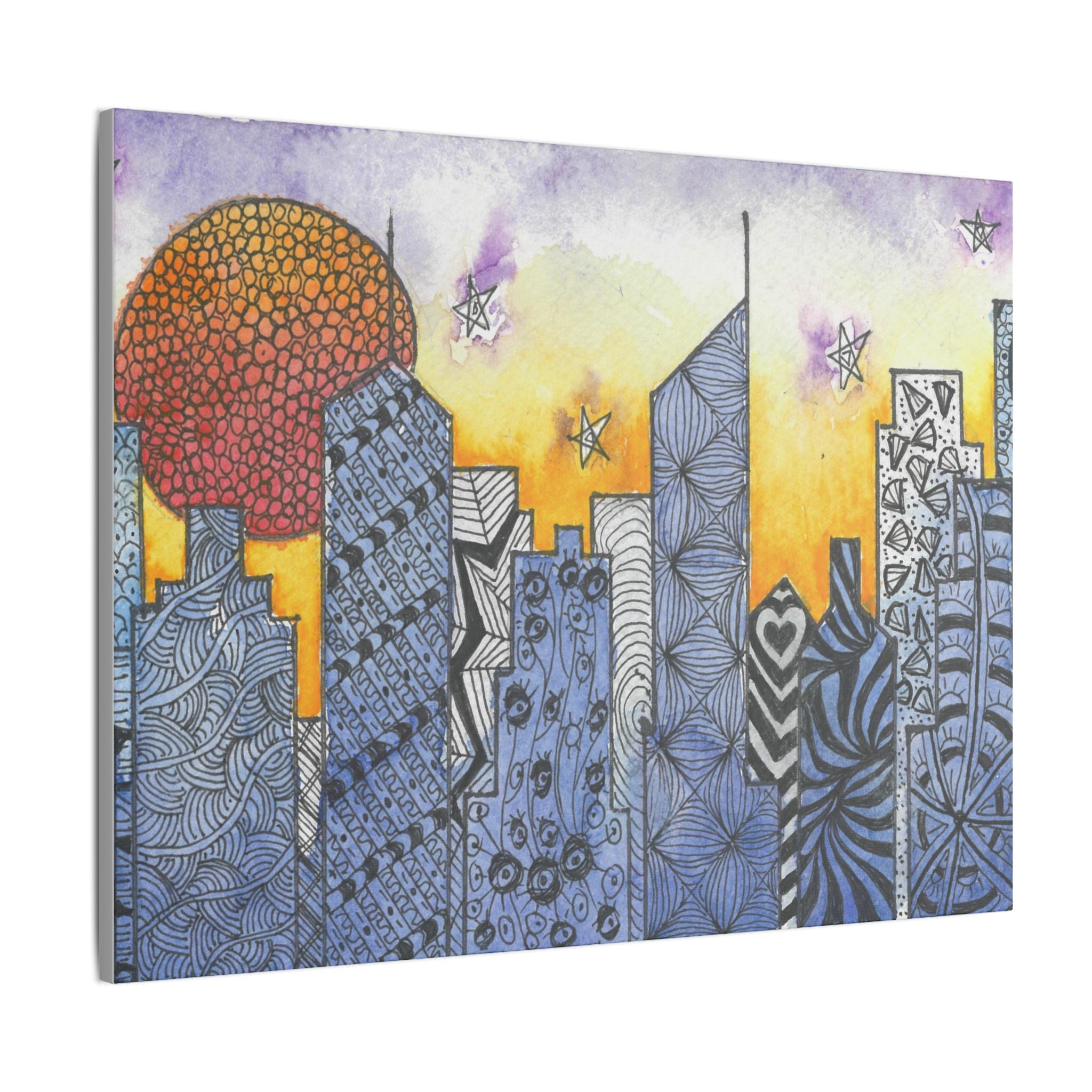 Large Colourful Wall Art, Canvas Prints, For Office, Bedroom or Living Room, or Special Gift #5 In The Shadows