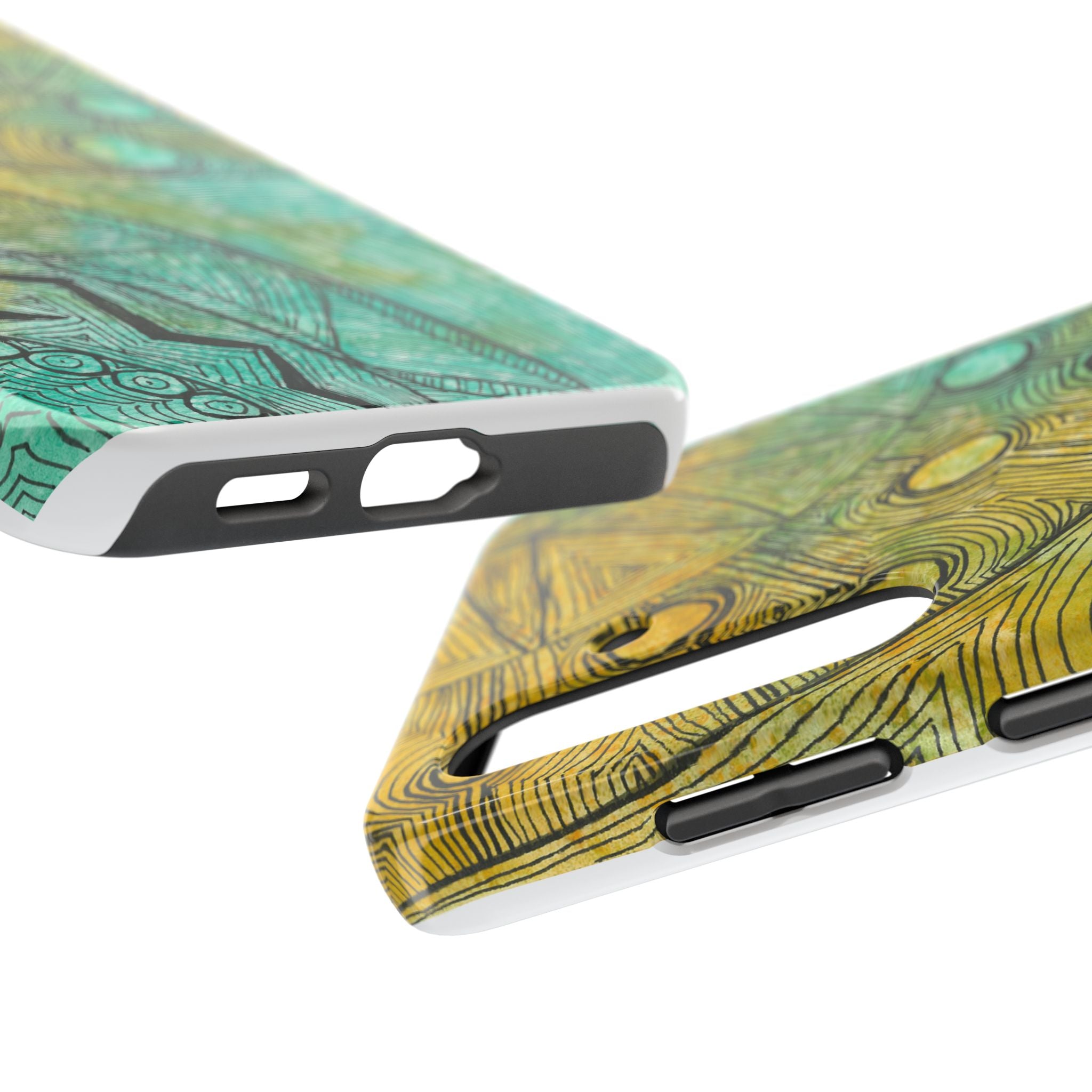 Tough Phone Case - All iPhones and Samsung Galaxys - Exciting Abstract Design #27 Come What May