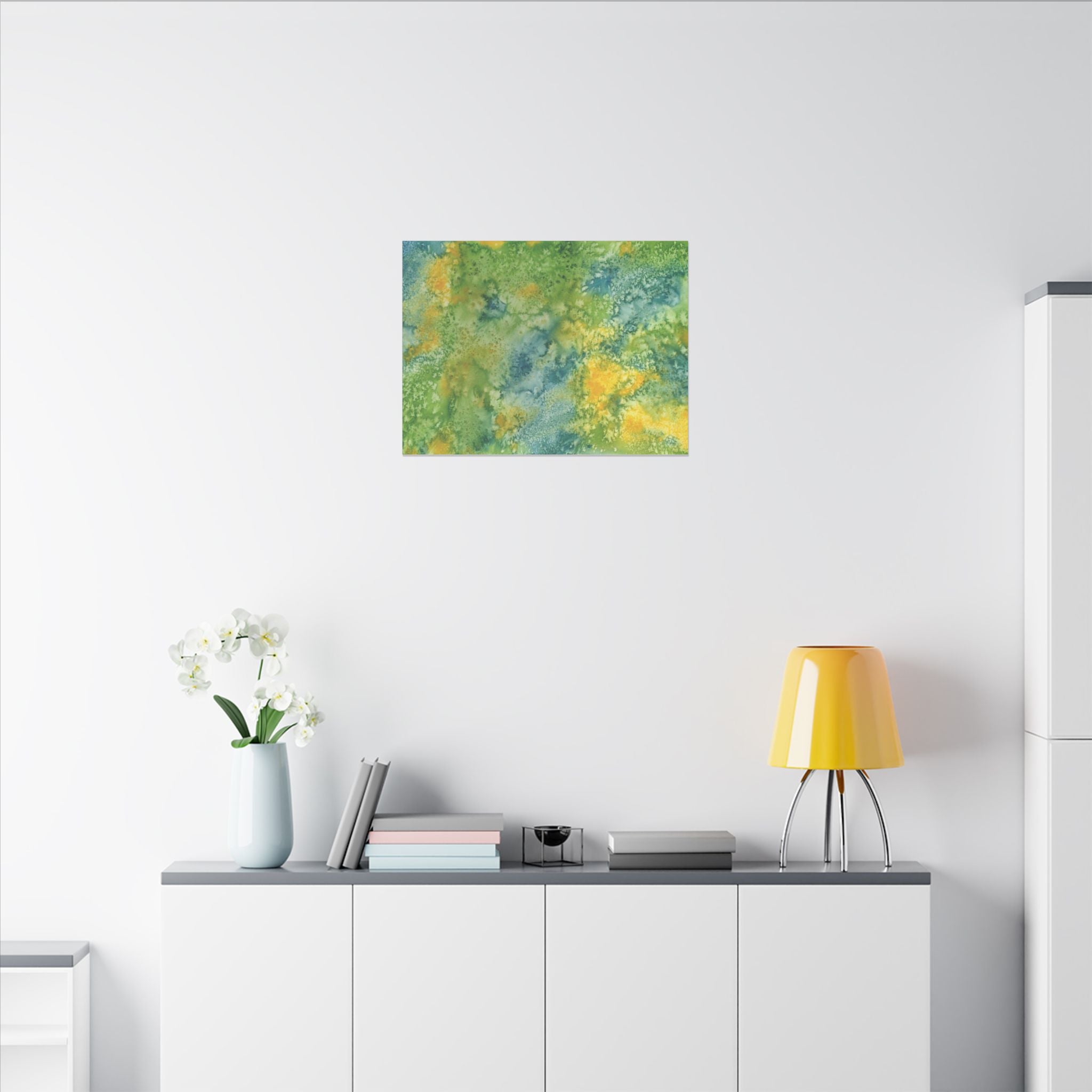 Large Colourful Wall Art, Canvas Prints, For Office, Bedroom or Living Room, or Special Gift #52 View From Above