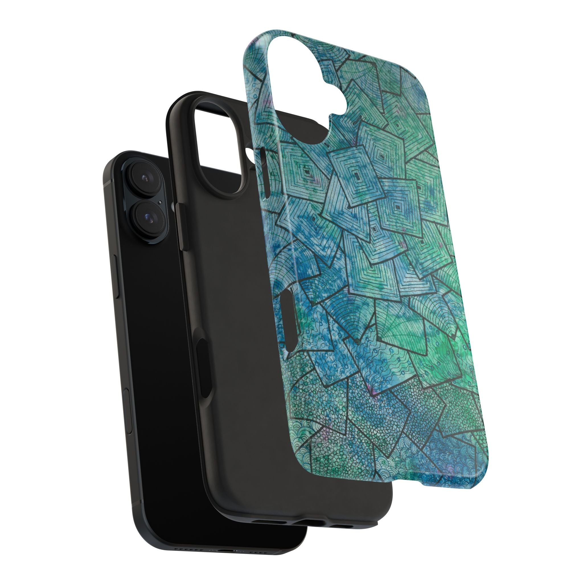 Tough Phone Case - All iPhones and Samsung Galaxys - Exciting Abstract Design #65 And The Answer Is