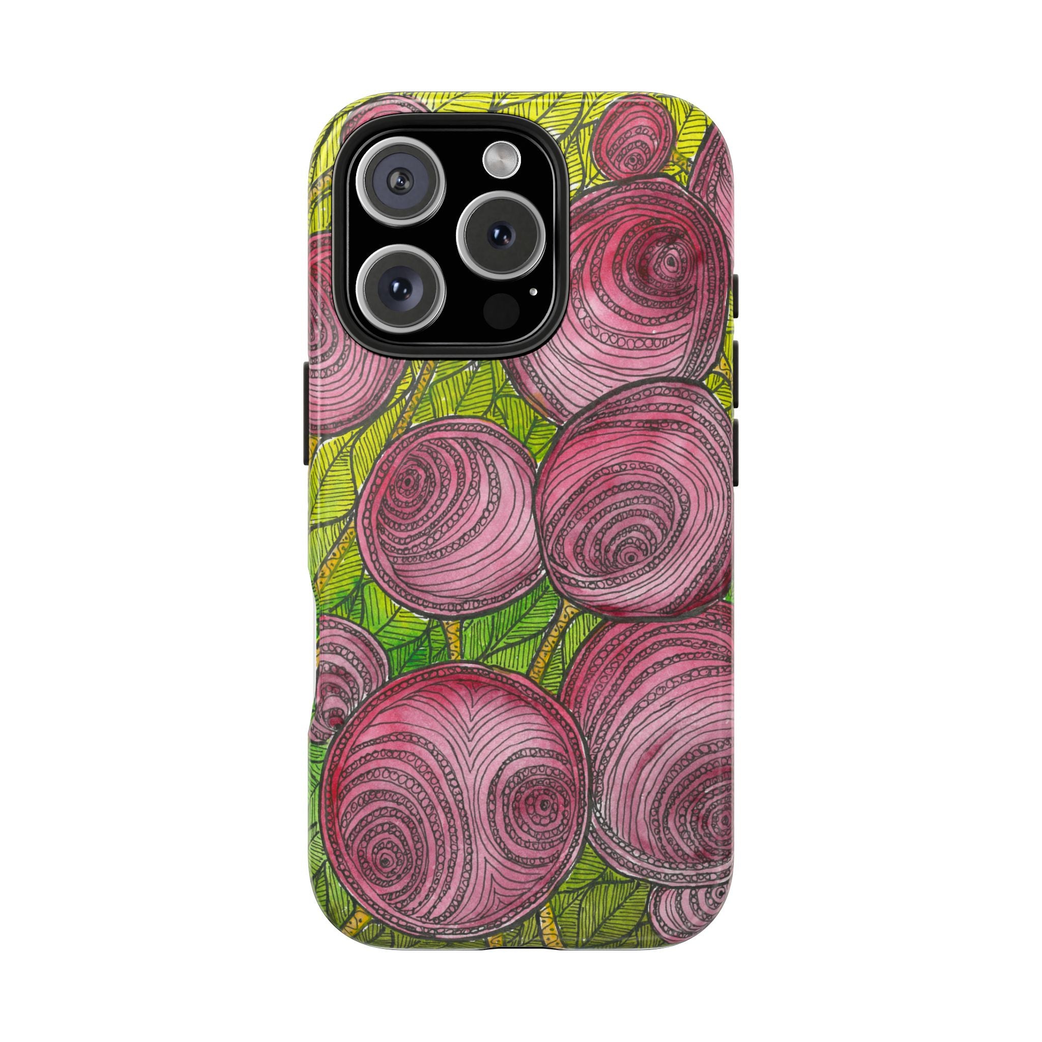 Tough Phone Case - All iPhones and Samsung Galaxys - Exciting Abstract Design #9 Spaced Blossoms