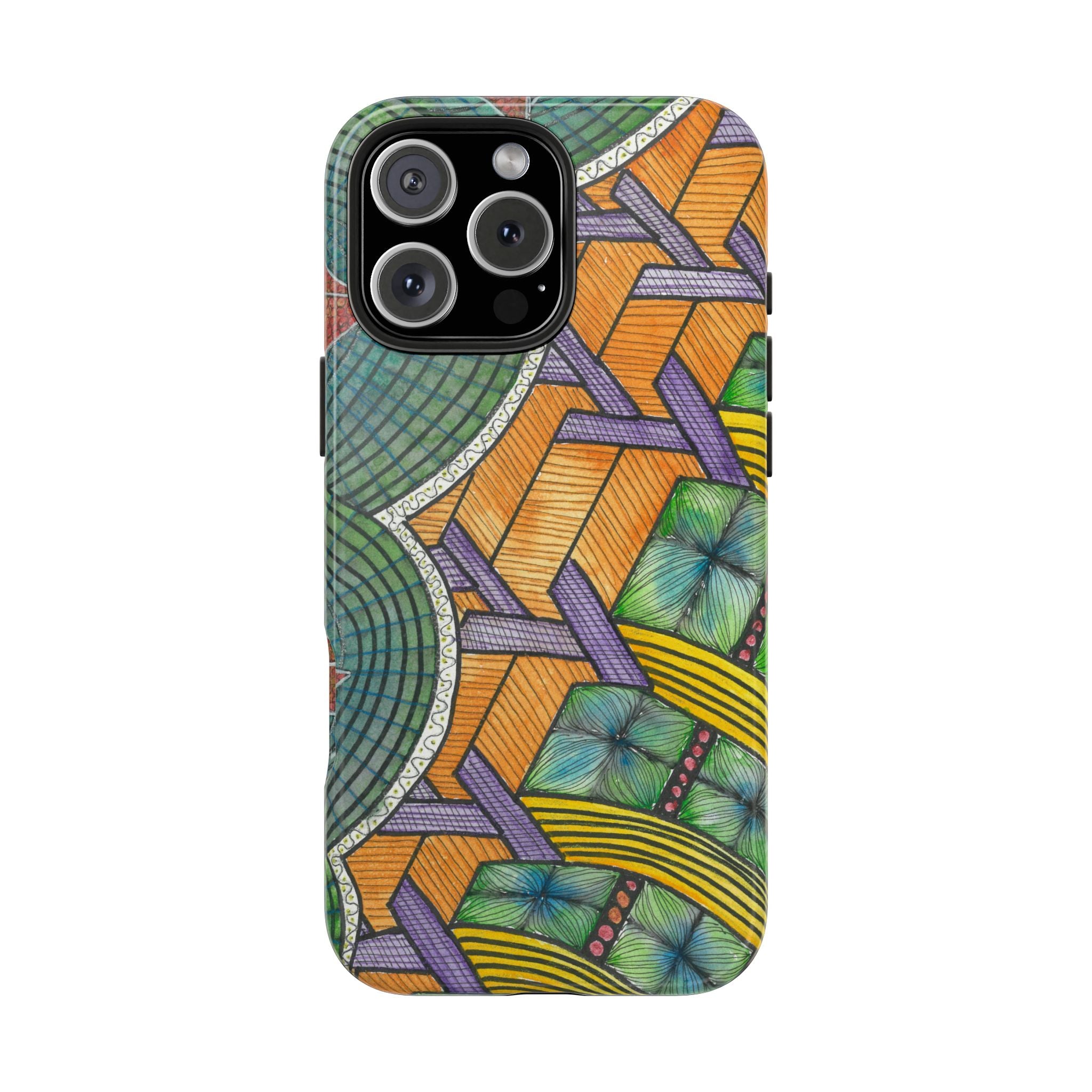 Tough Phone Case - All iPhones and Samsung Galaxys - Exciting Abstract Design #31 T'Eye Land