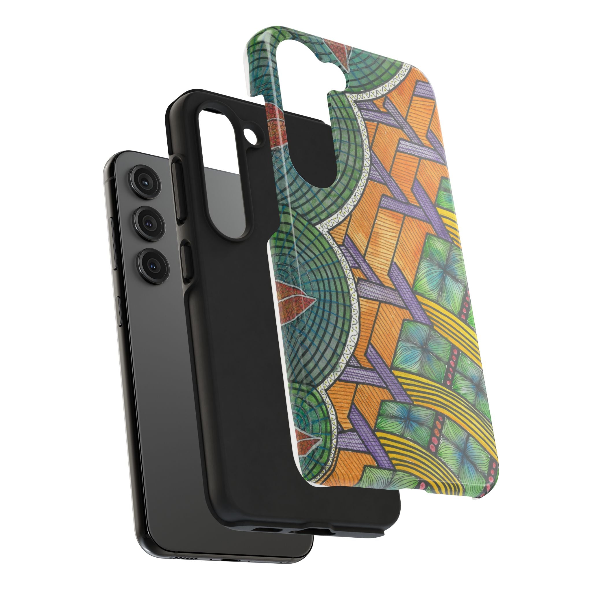Tough Phone Case - All iPhones and Samsung Galaxys - Exciting Abstract Design #31 T'Eye Land