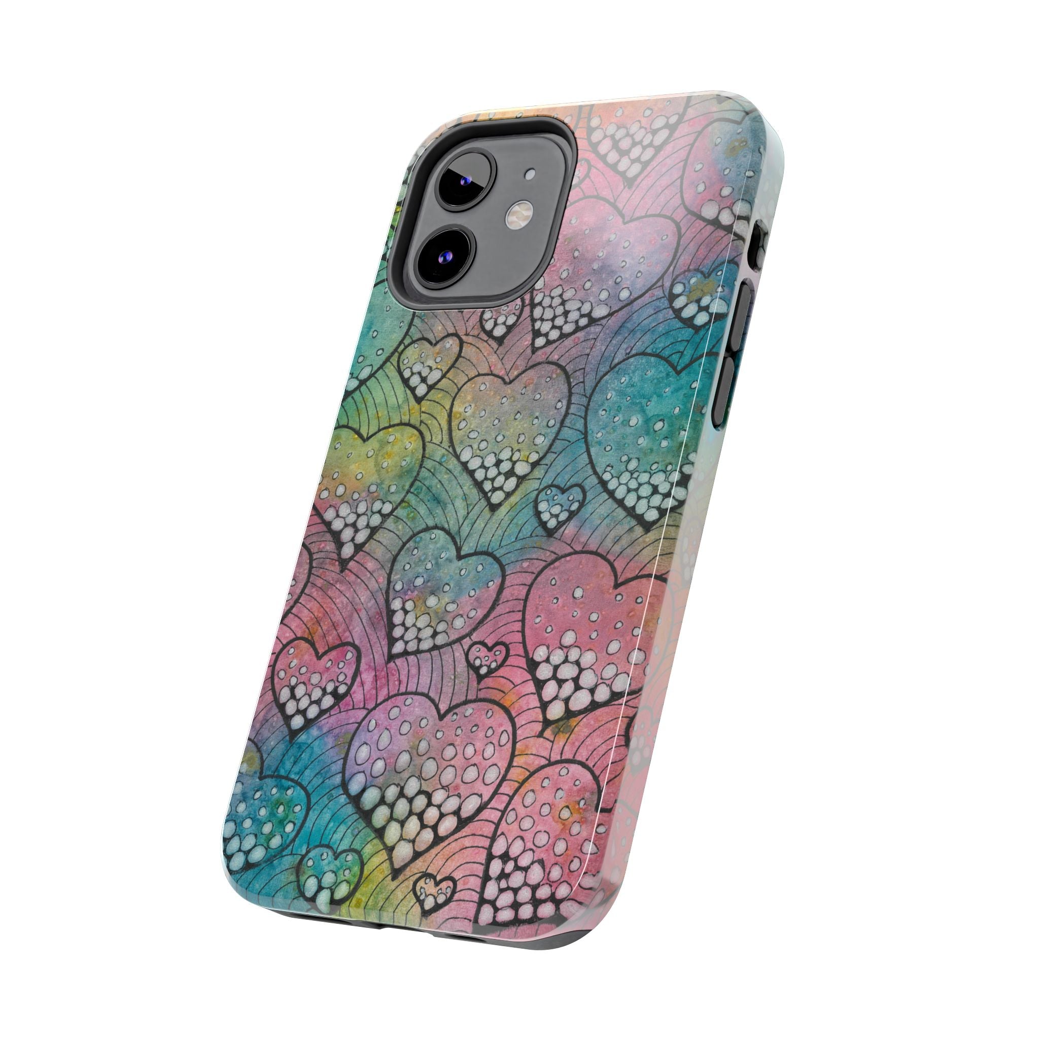 Tough Phone Case - All iPhones and Samsung Galaxys - Exciting Abstract Design #97 What's Love Got To Do With It
