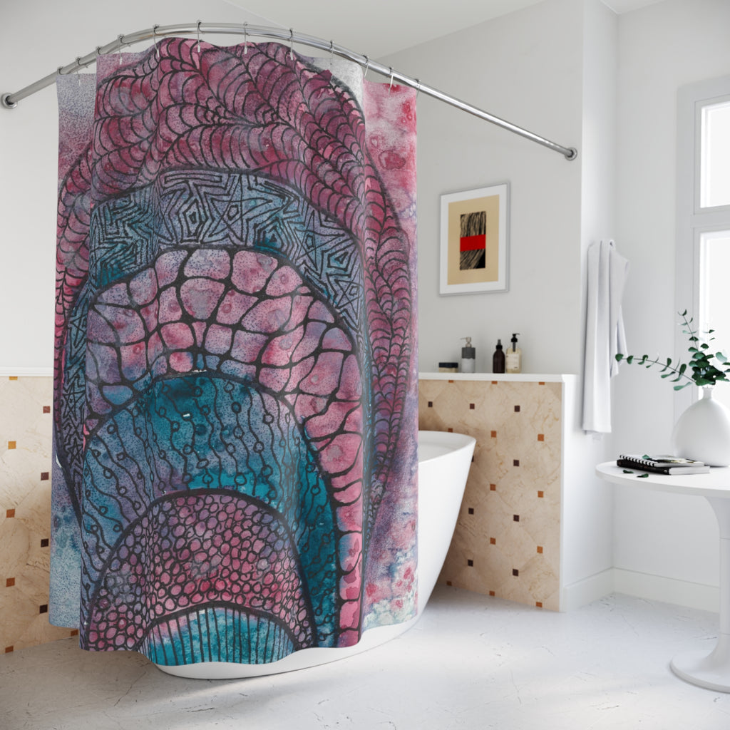 Beautiful Shower Curtains to Refresh Your Bathroom. Colourful Abstract Designs. Perfect For Your Bathroom or Special House-Warming Gift #92 The Goddess Lives