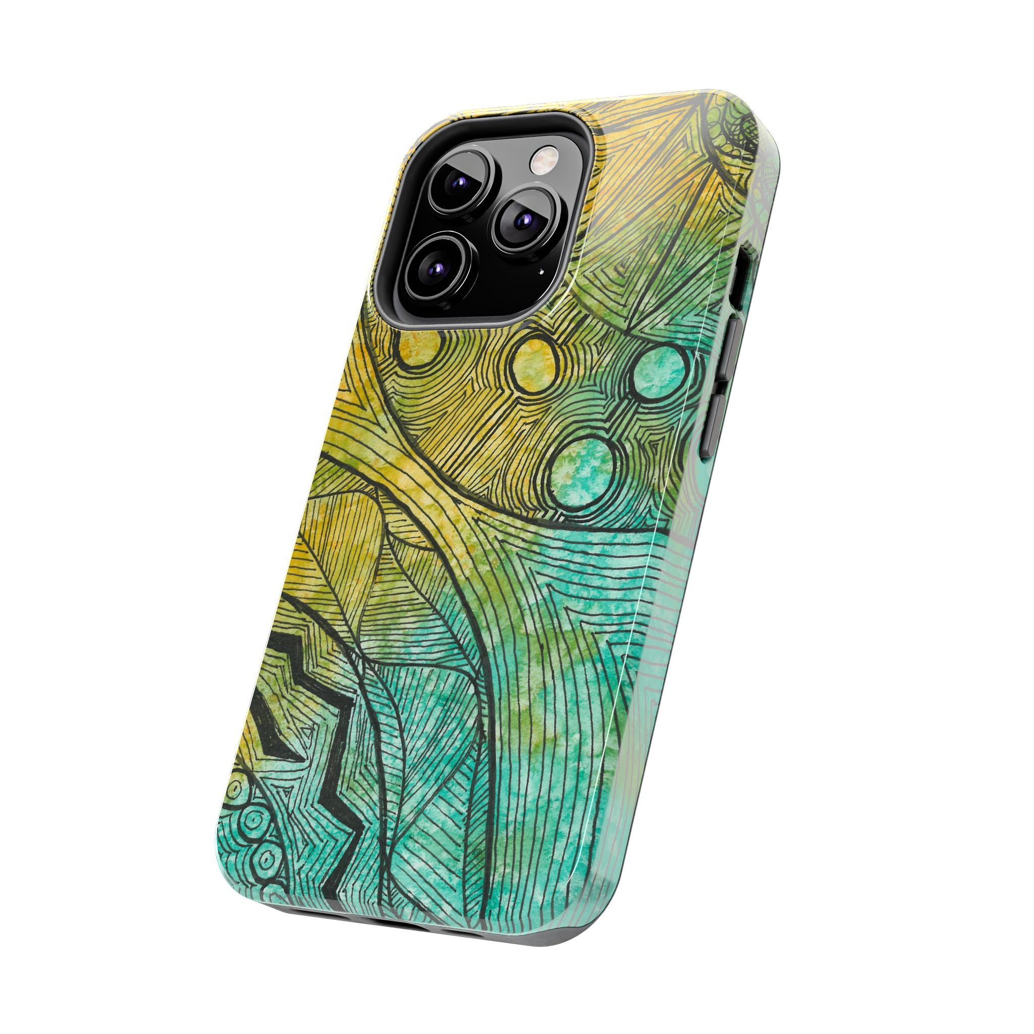 Tough Phone Case - All iPhones and Samsung Galaxys - Exciting Abstract Design #27 Come What May