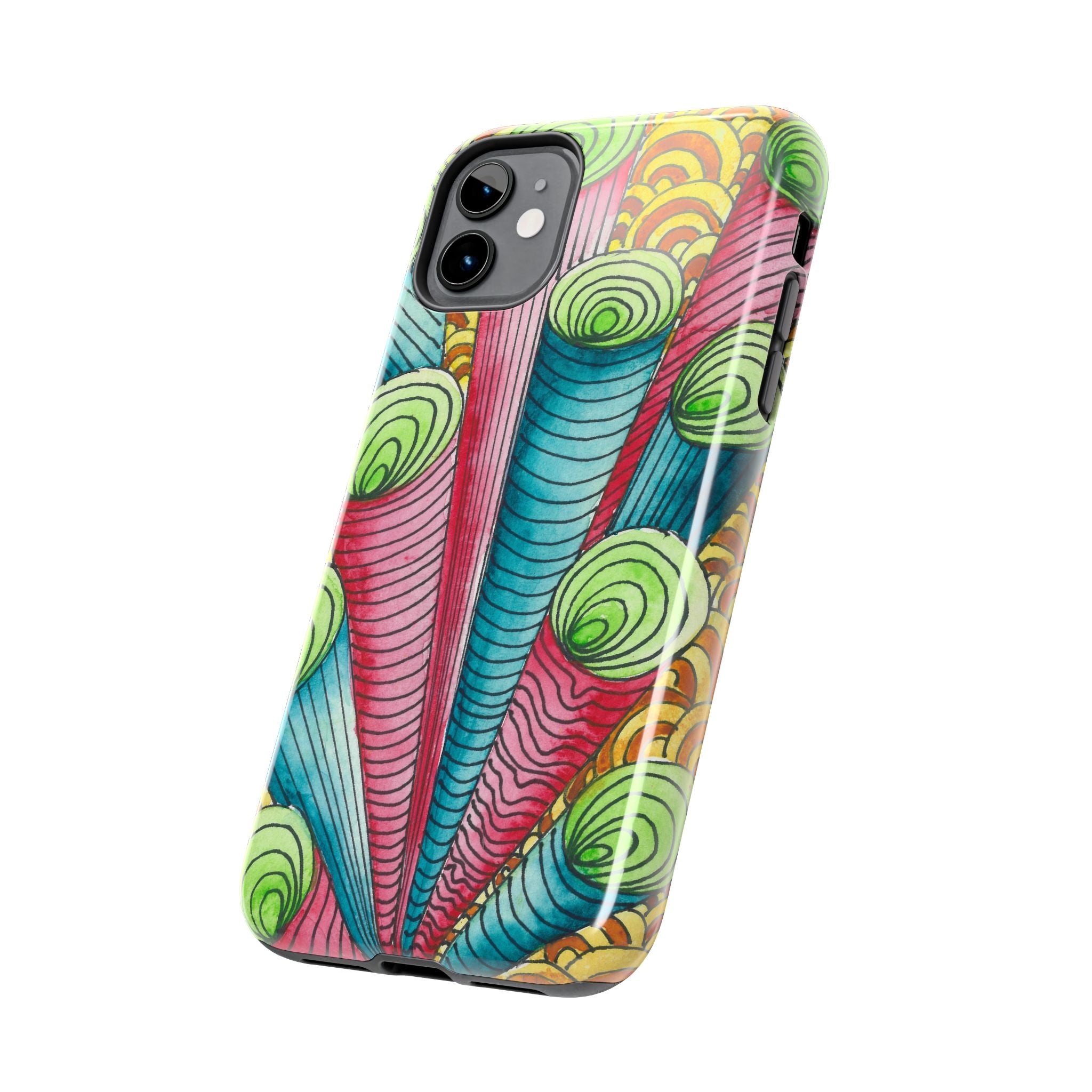 Tough Phone Case - All iPhones and Samsung Galaxys - Exciting Abstract Design #93 On A Mission