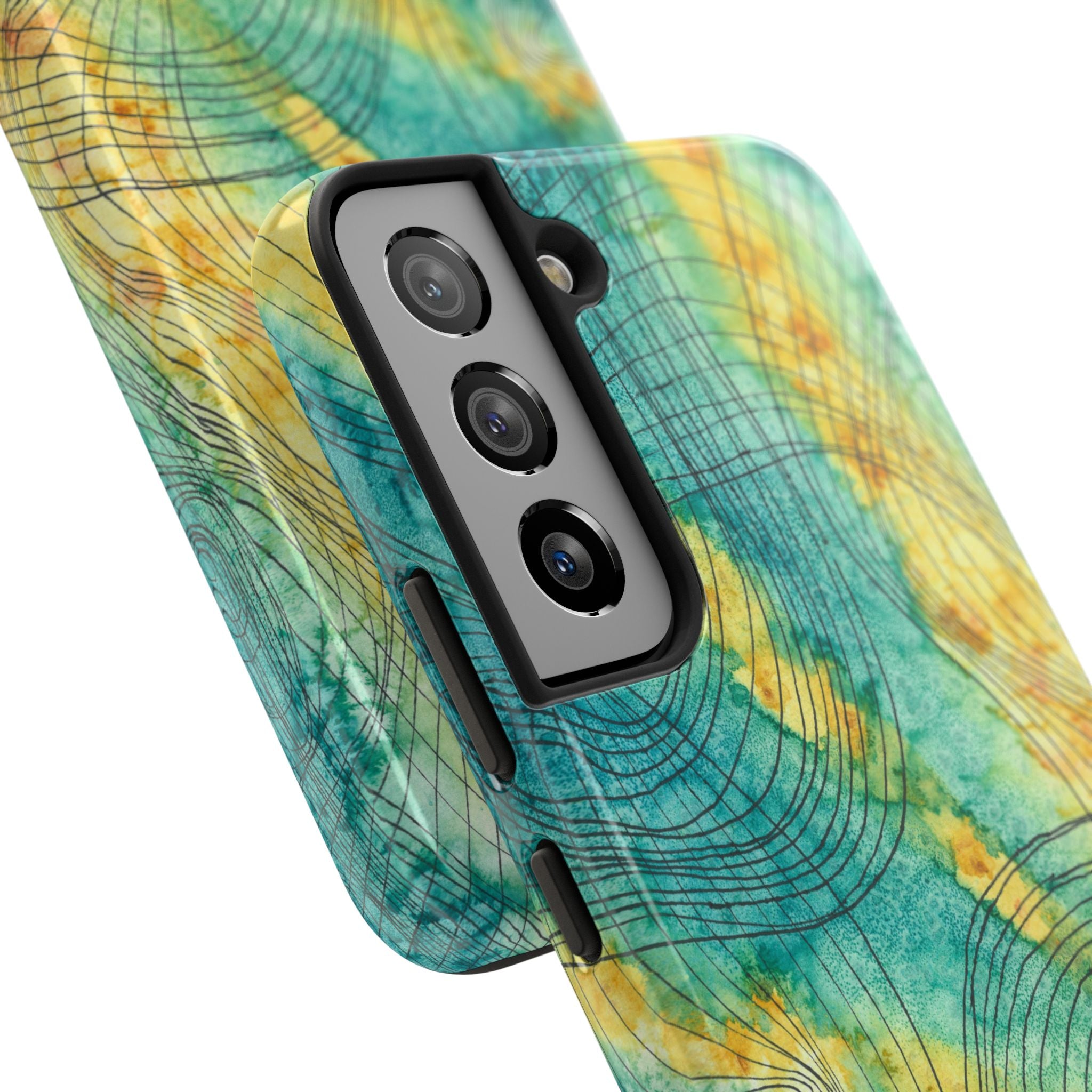 Tough Phone Case - All iPhones and Samsung Galaxys - Exciting Abstract Design #81 The Only Way Is Up