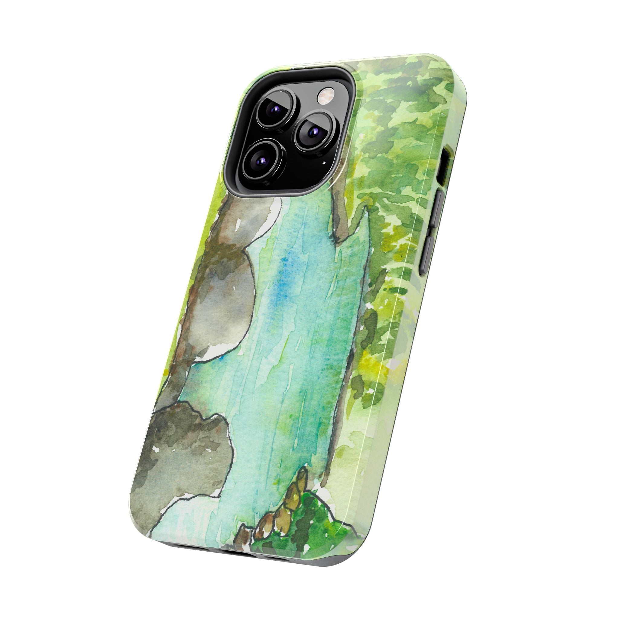 Tough Phone Case - All iPhones and Samsung Galaxys - Exciting Abstract Design #88 Tara River - Montenegro