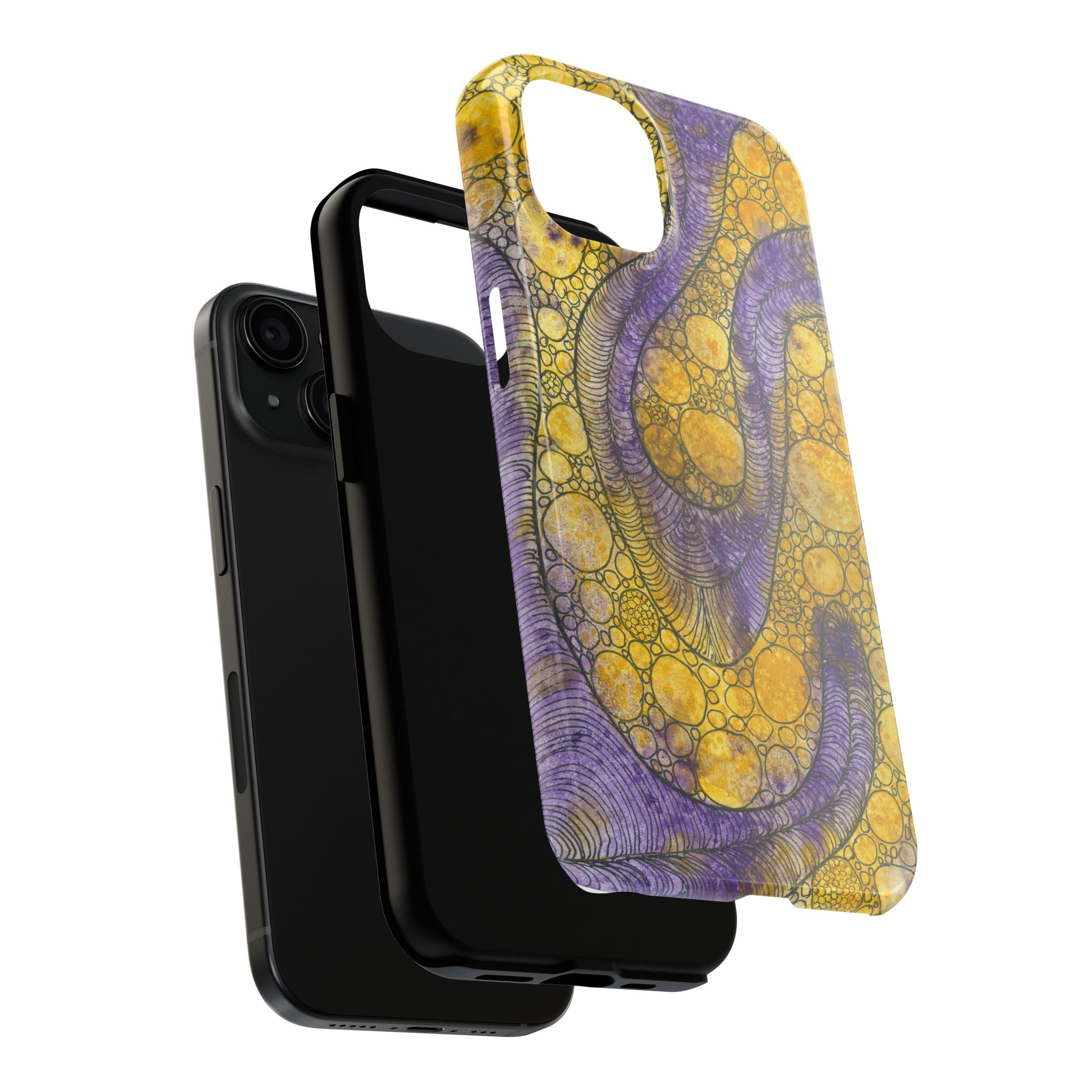 Tough Phone Case - All iPhones and Samsung Galaxys - Exciting Abstract Design #64 Is Now A Good Time?