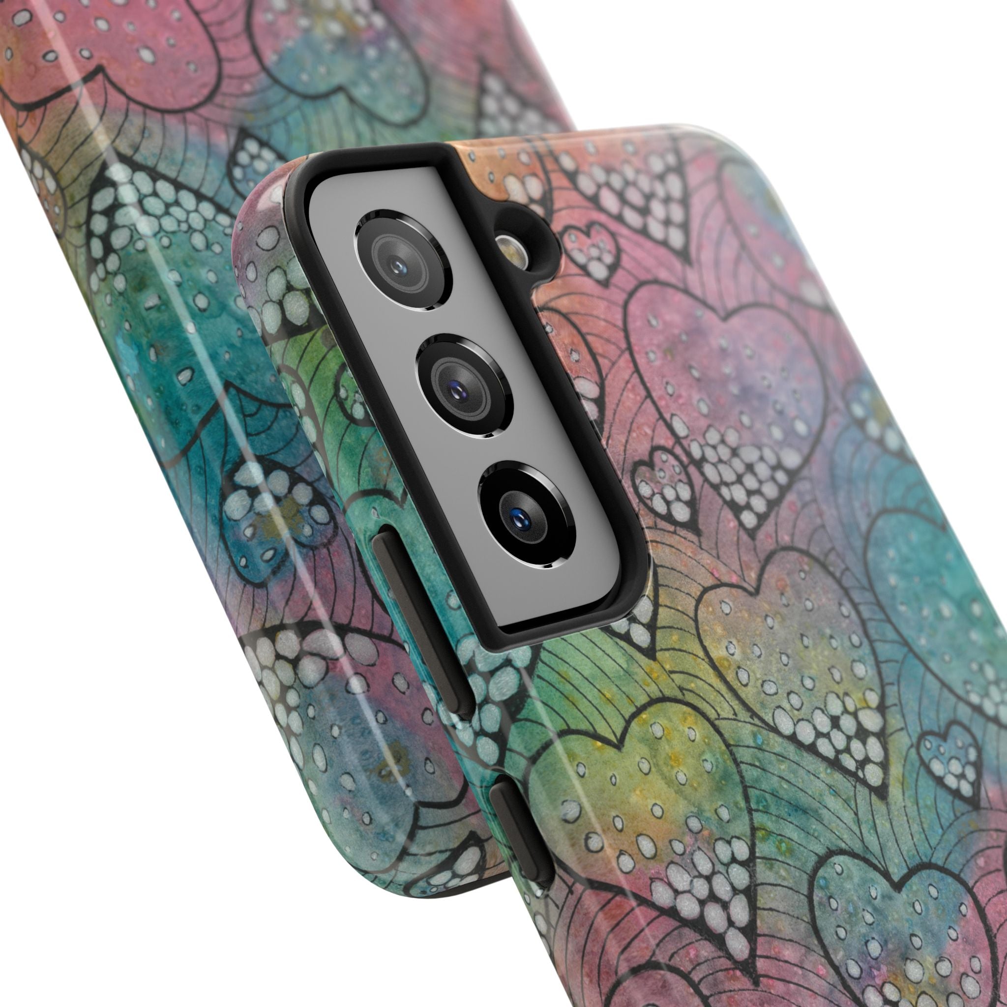 Tough Phone Case - All iPhones and Samsung Galaxys - Exciting Abstract Design #97 What's Love Got To Do With It